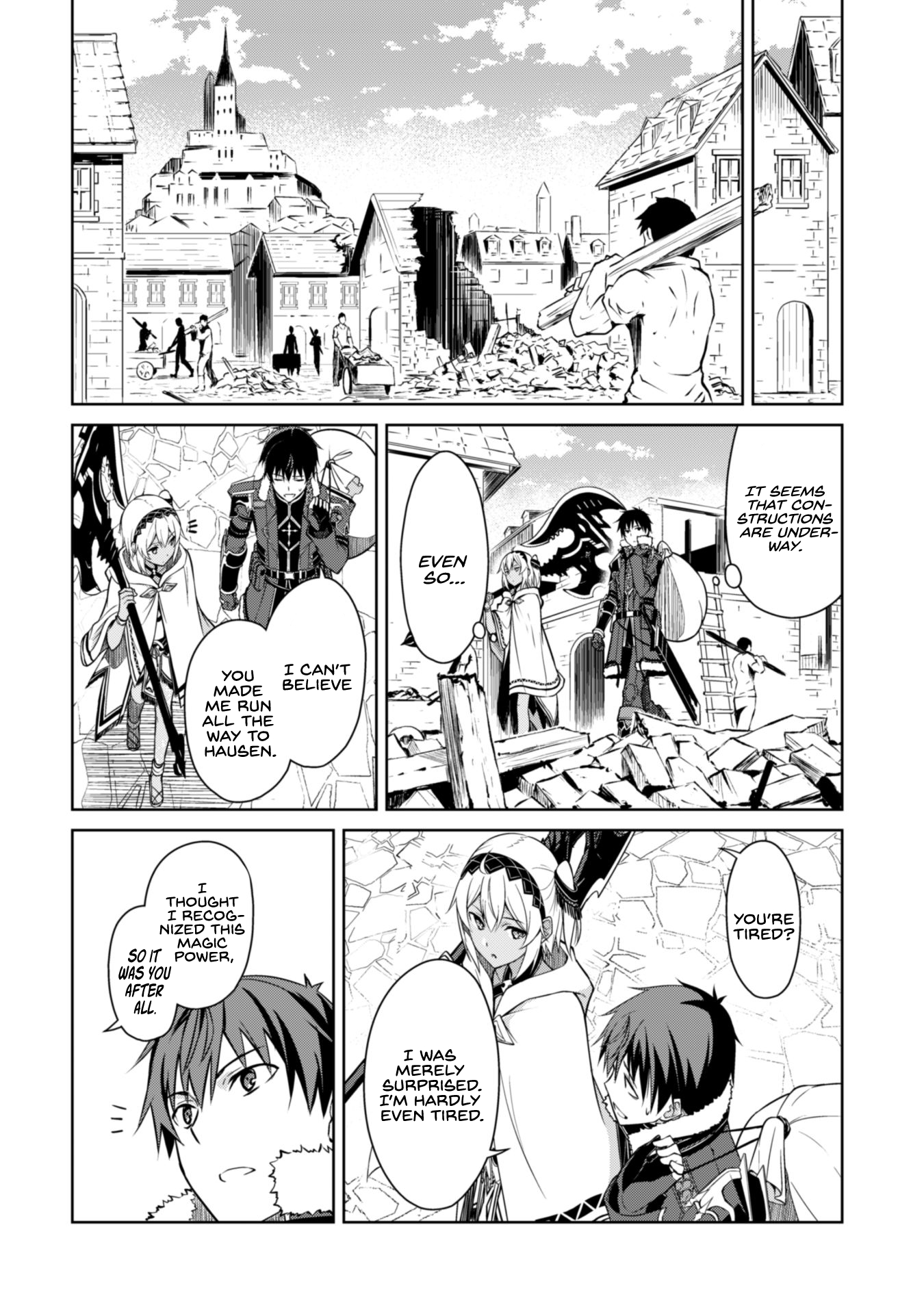 Halaman dari Boushoku no Berserk ~Ore dake Level to Iu Gainen wo Toppa suru~ Chapter 31