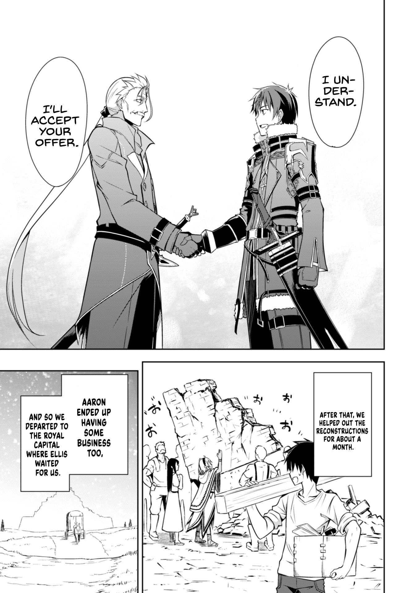 Halaman dari Boushoku no Berserk ~Ore dake Level to Iu Gainen wo Toppa suru~ Chapter 31