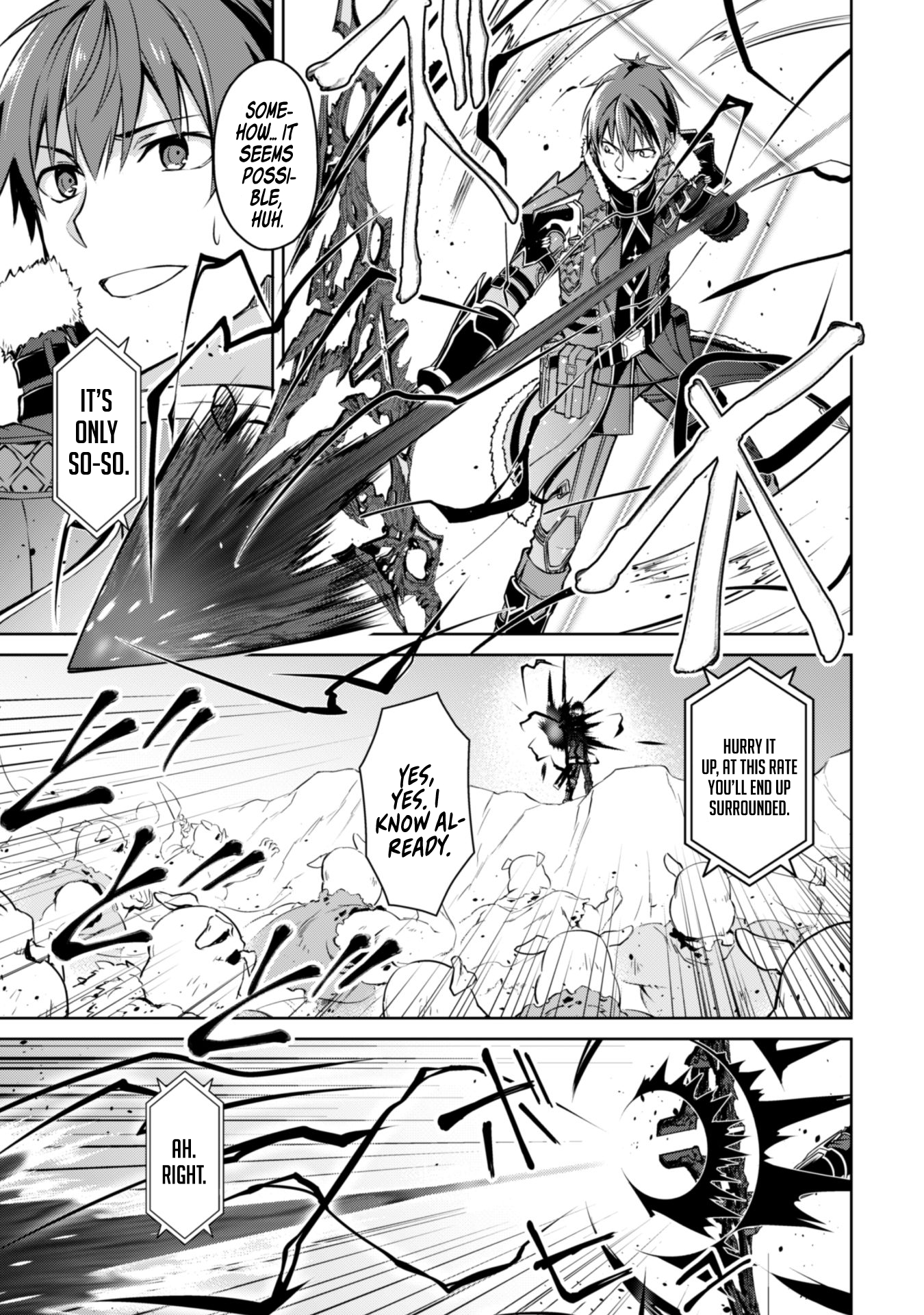 Halaman dari Boushoku no Berserk ~Ore dake Level to Iu Gainen wo Toppa suru~ Chapter 31