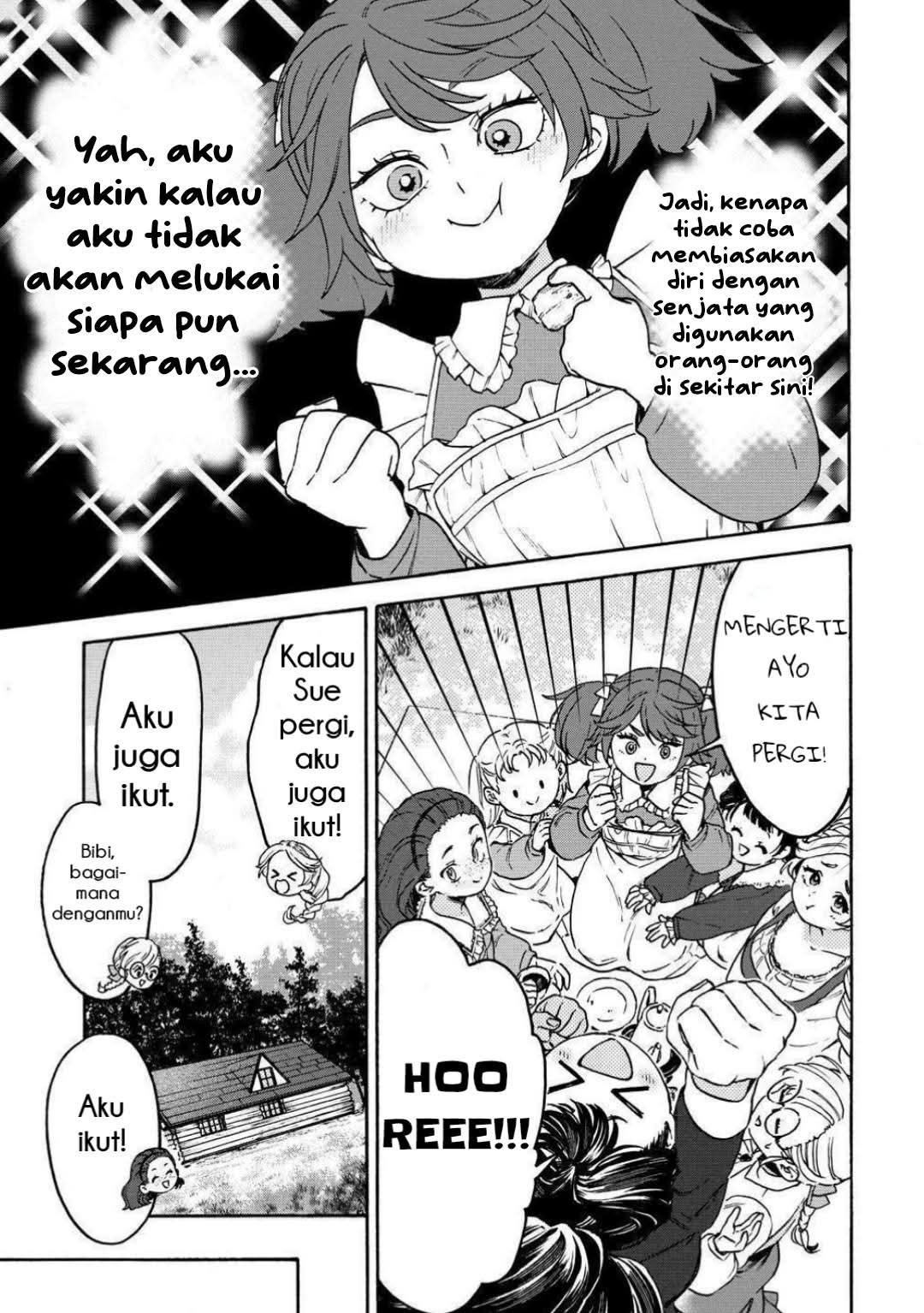 Onna Chara de Isekai Teni shite Cheat-ppoi kedo Zako Chara nanode Medatazu Heiwa na Shomin wo Mezashimasu! Chapter 7.1 - halaman 9