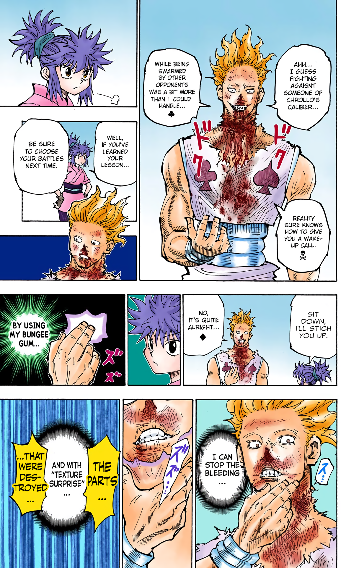 Halaman dari HUNTER x HUNTER (Official Colored) Chapter 357