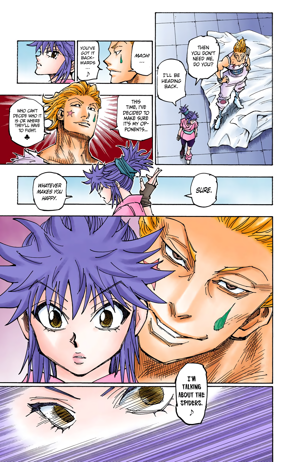 Halaman dari HUNTER x HUNTER (Official Colored) Chapter 357