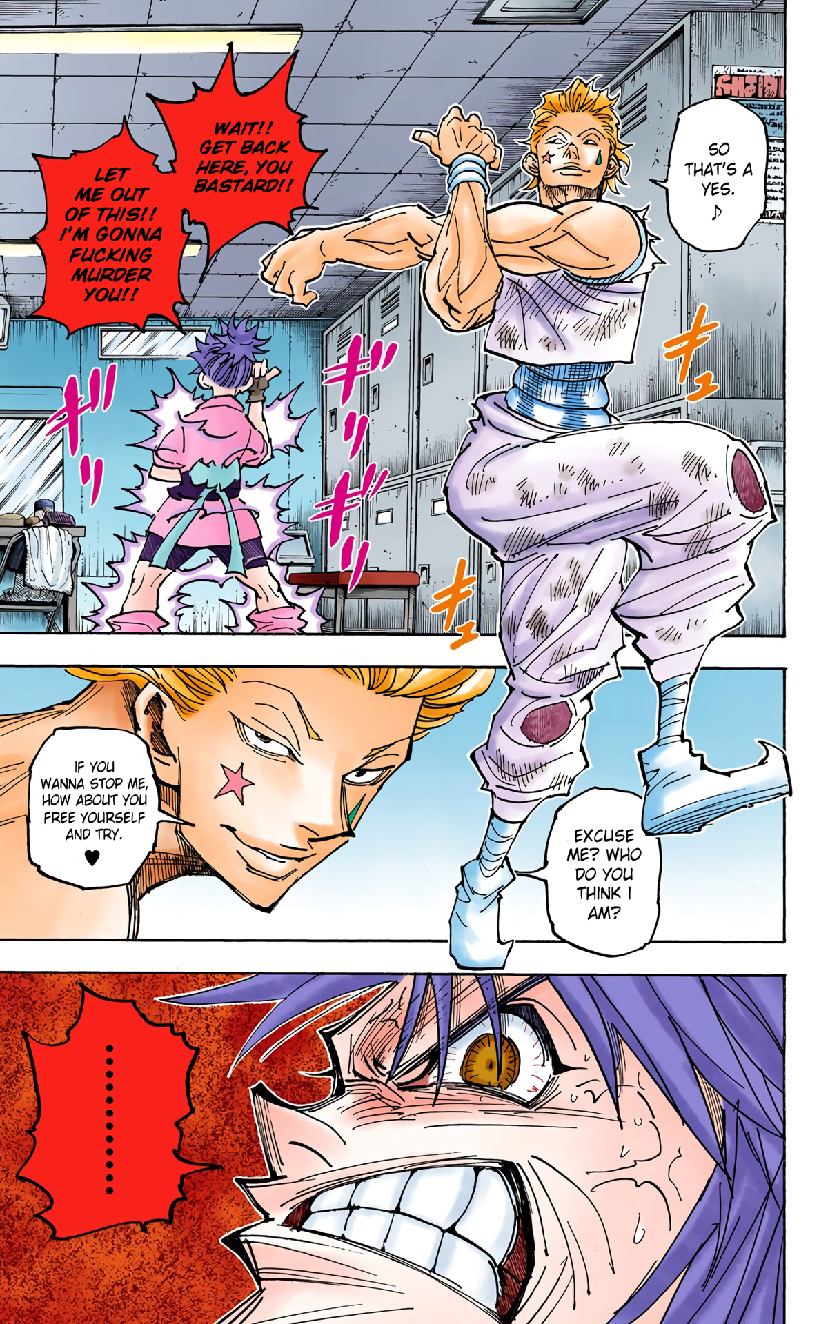 Halaman dari HUNTER x HUNTER (Official Colored) Chapter 357