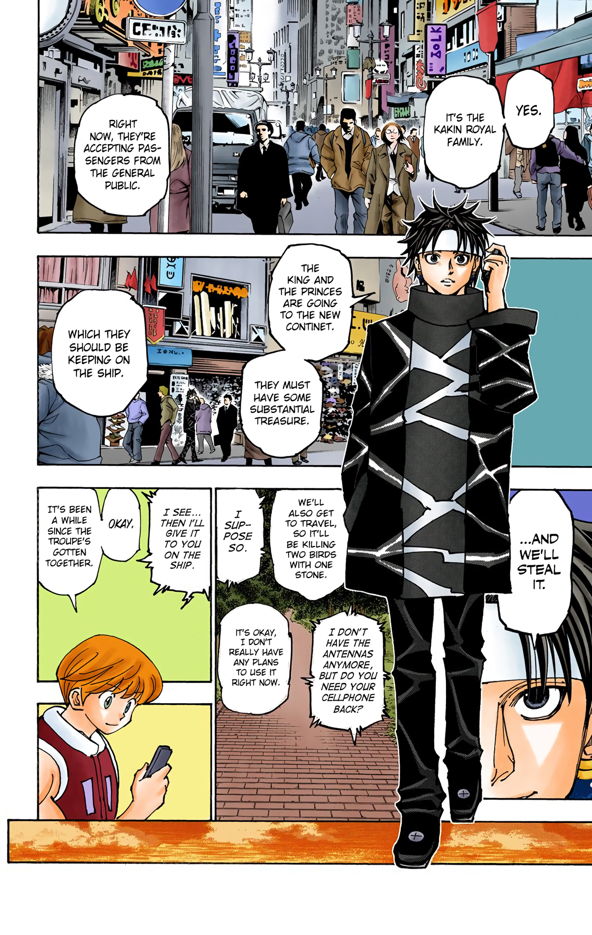 Halaman dari HUNTER x HUNTER (Official Colored) Chapter 357