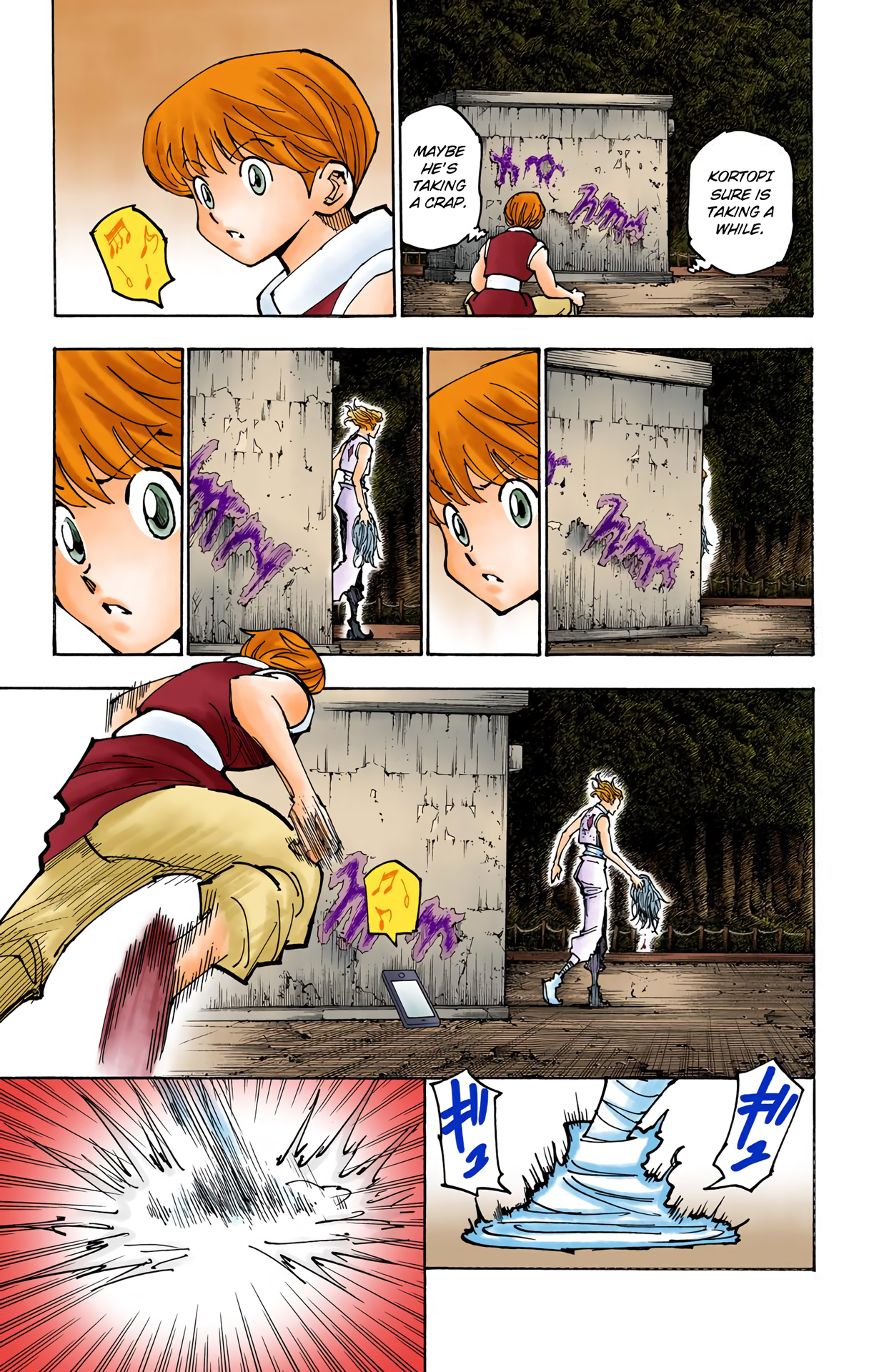 Halaman dari HUNTER x HUNTER (Official Colored) Chapter 357