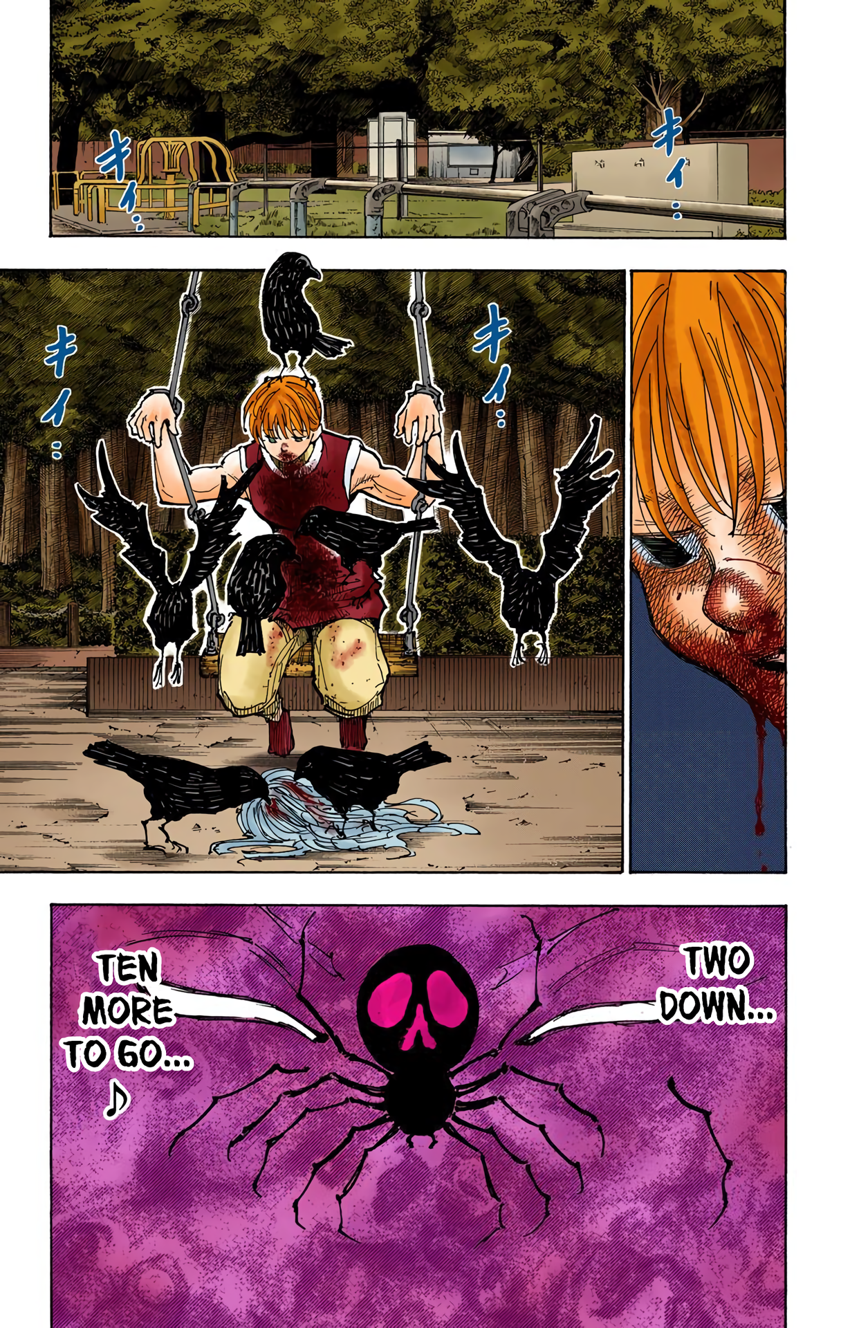 Halaman dari HUNTER x HUNTER (Official Colored) Chapter 357