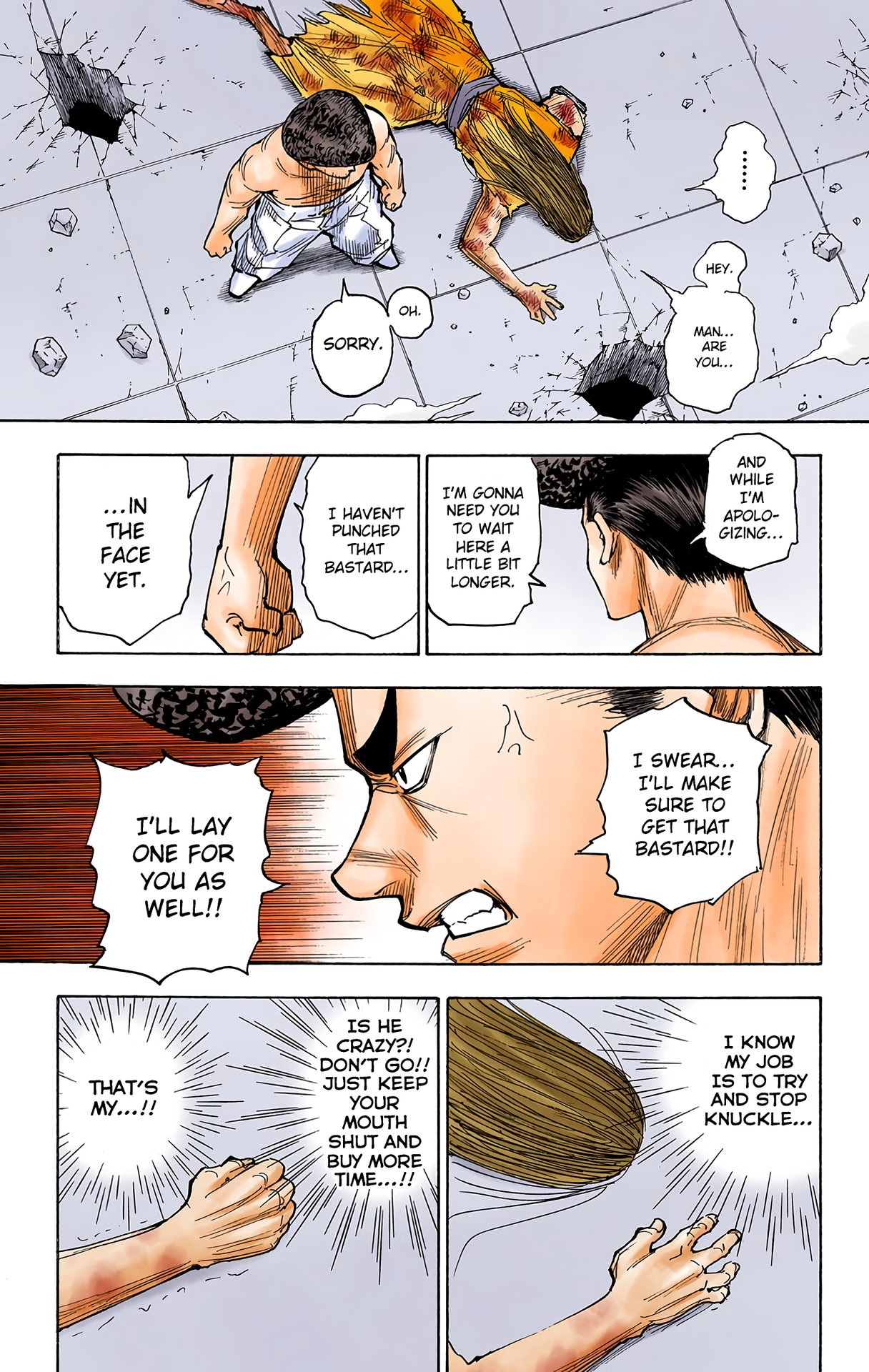 Halaman dari HUNTER x HUNTER (Official Colored) Chapter 277