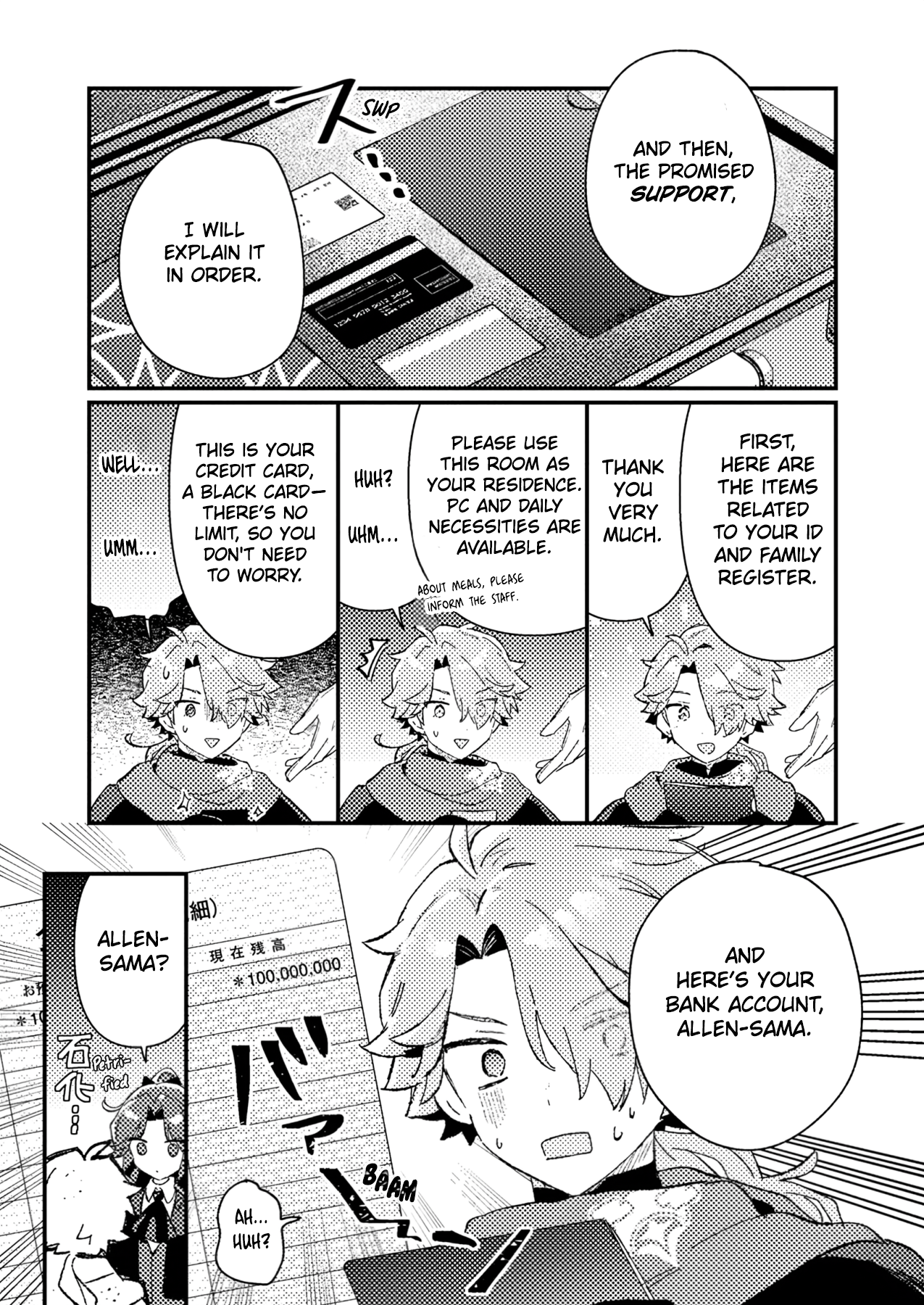 Halaman dari Isekai Shounin - Skill <Isekai Tokou> wo Kushi Shite, Yuuyuu Jiteki na Okanemochi Slow Life wo Okurimasu Chapter 4