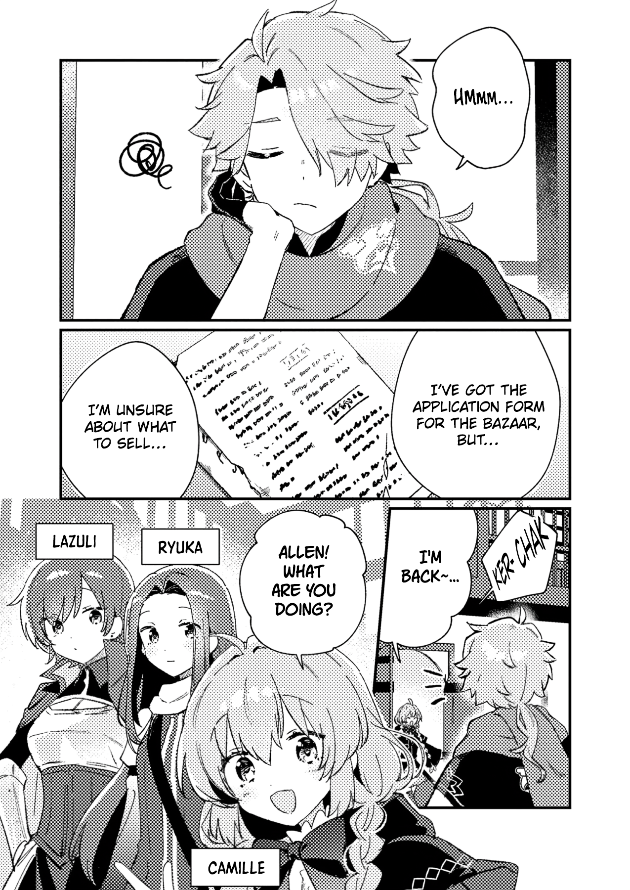 Halaman dari Isekai Shounin - Skill <Isekai Tokou> wo Kushi Shite, Yuuyuu Jiteki na Okanemochi Slow Life wo Okurimasu Chapter 4