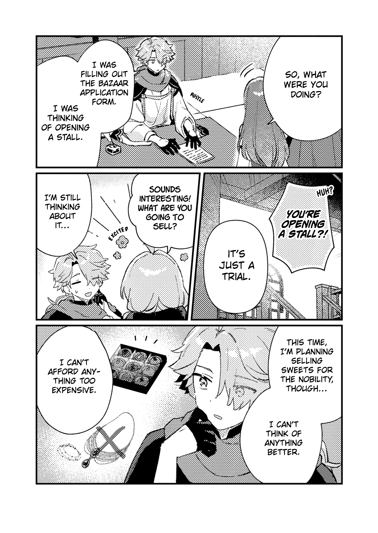 Halaman dari Isekai Shounin - Skill <Isekai Tokou> wo Kushi Shite, Yuuyuu Jiteki na Okanemochi Slow Life wo Okurimasu Chapter 4