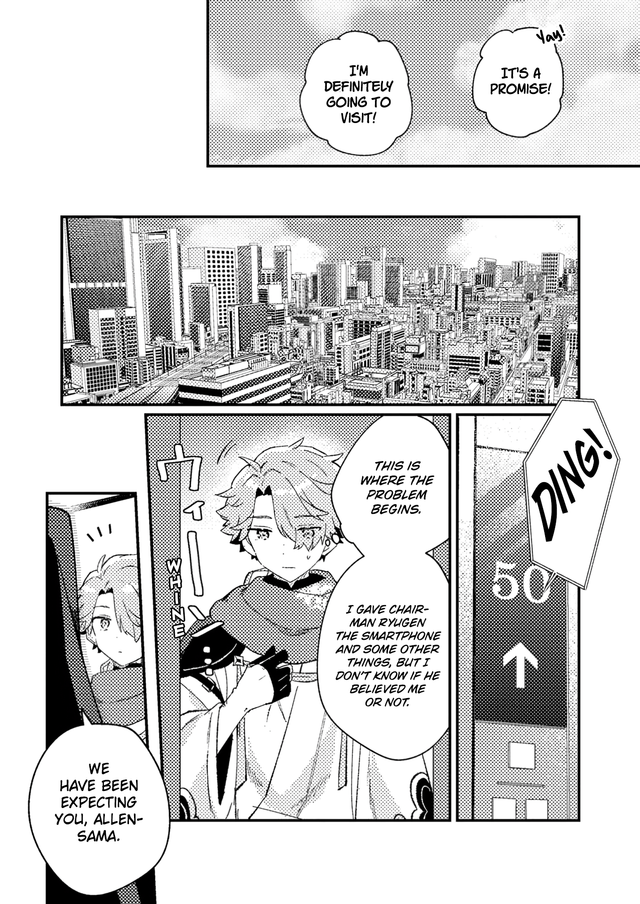 Halaman dari Isekai Shounin - Skill <Isekai Tokou> wo Kushi Shite, Yuuyuu Jiteki na Okanemochi Slow Life wo Okurimasu Chapter 4