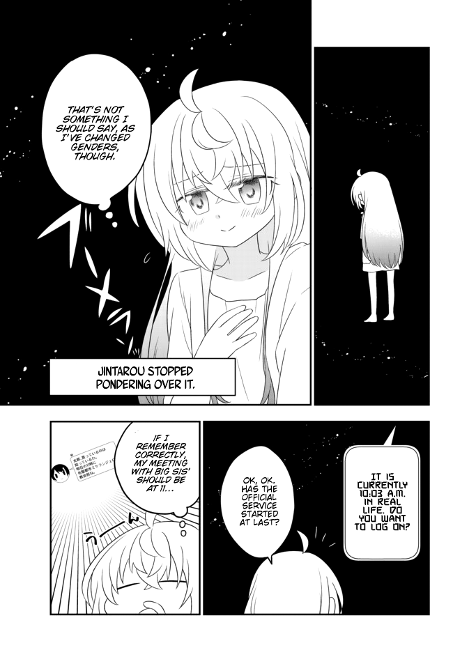 Halaman dari Bishoujo ni Natta kedo, Netoge Haijin Yattemasu. Chapter 2.2