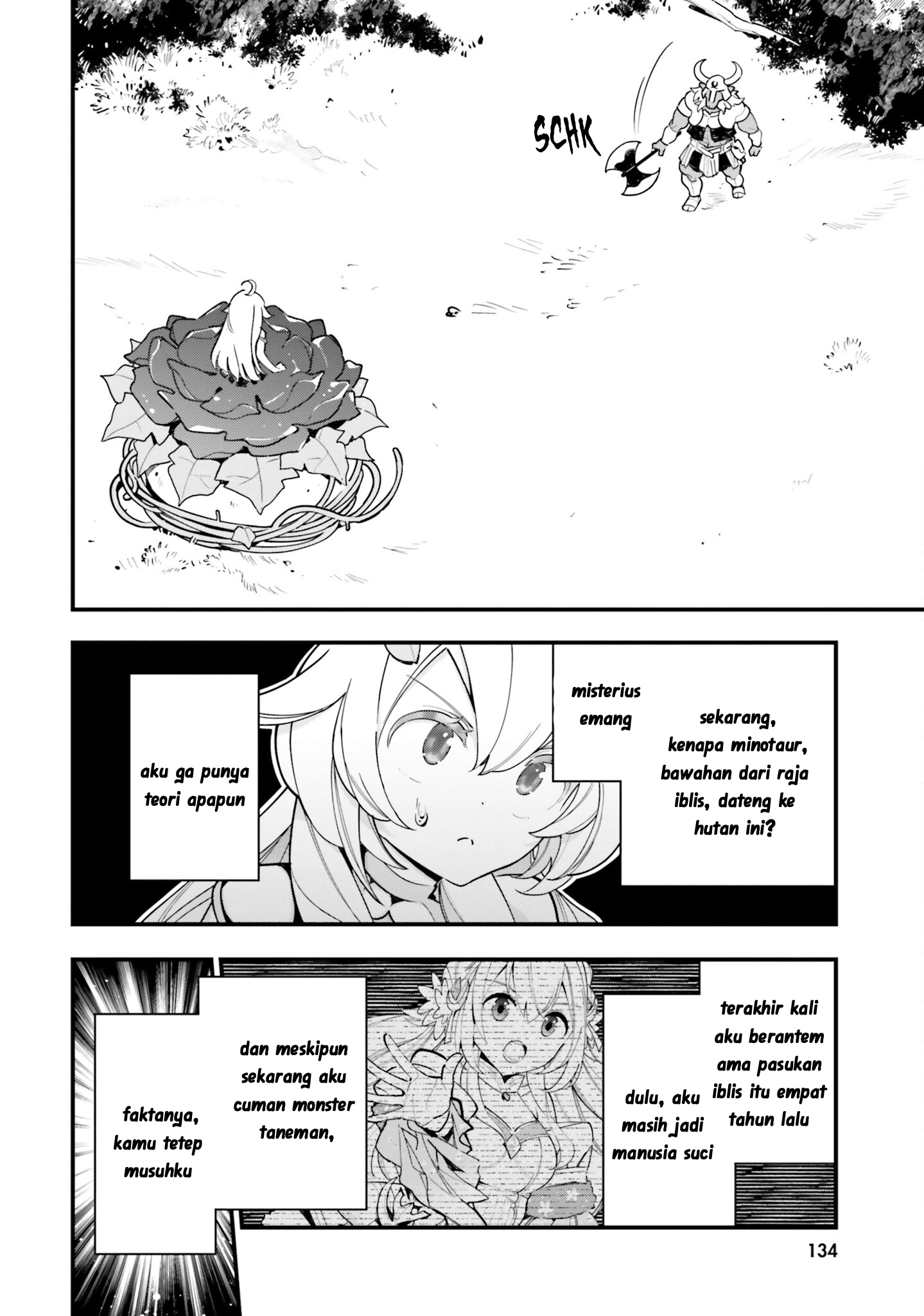 Shokubutsu Monster Musume Nikki: Seijo Datta Watashi ga Uragirareta Hate ni Alraune ni Tensei shiteshimatta node, Korekara wa Kougousei wo Shinagara Shizuka ni Shokubutsu Life wo Sugoshimasu Chapter 10 - halaman 10