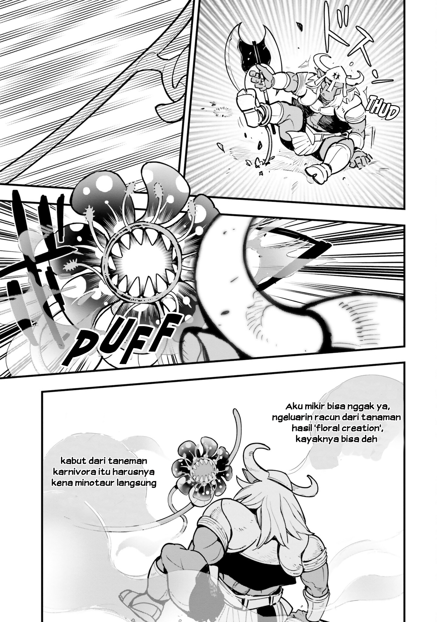 Shokubutsu Monster Musume Nikki: Seijo Datta Watashi ga Uragirareta Hate ni Alraune ni Tensei shiteshimatta node, Korekara wa Kougousei wo Shinagara Shizuka ni Shokubutsu Life wo Sugoshimasu Chapter 10 - halaman 19