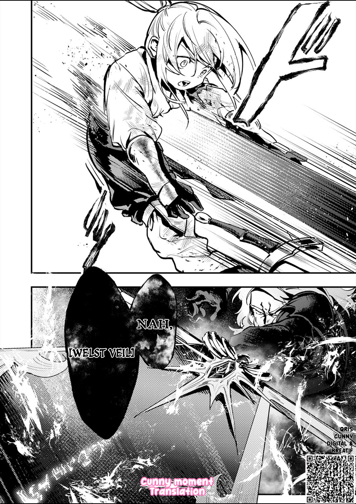 Shura Youjo no Eiyuutan: Hanpamono to Iwareta Youhei, Youjo ni Tensei shite Nariagaru Chapter 7 - halaman 34