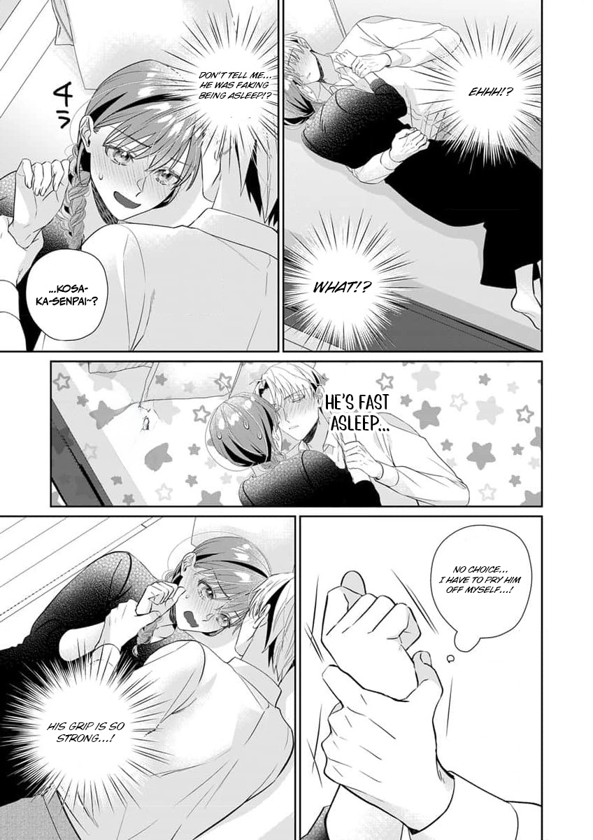 Ijiwaru Senpai to Ookina Kouhai ni Hasamare Douji Zeme!?: Ue mo Shita mo Issho ni Ijirare Torotoro ni Chapter 4 Page 14