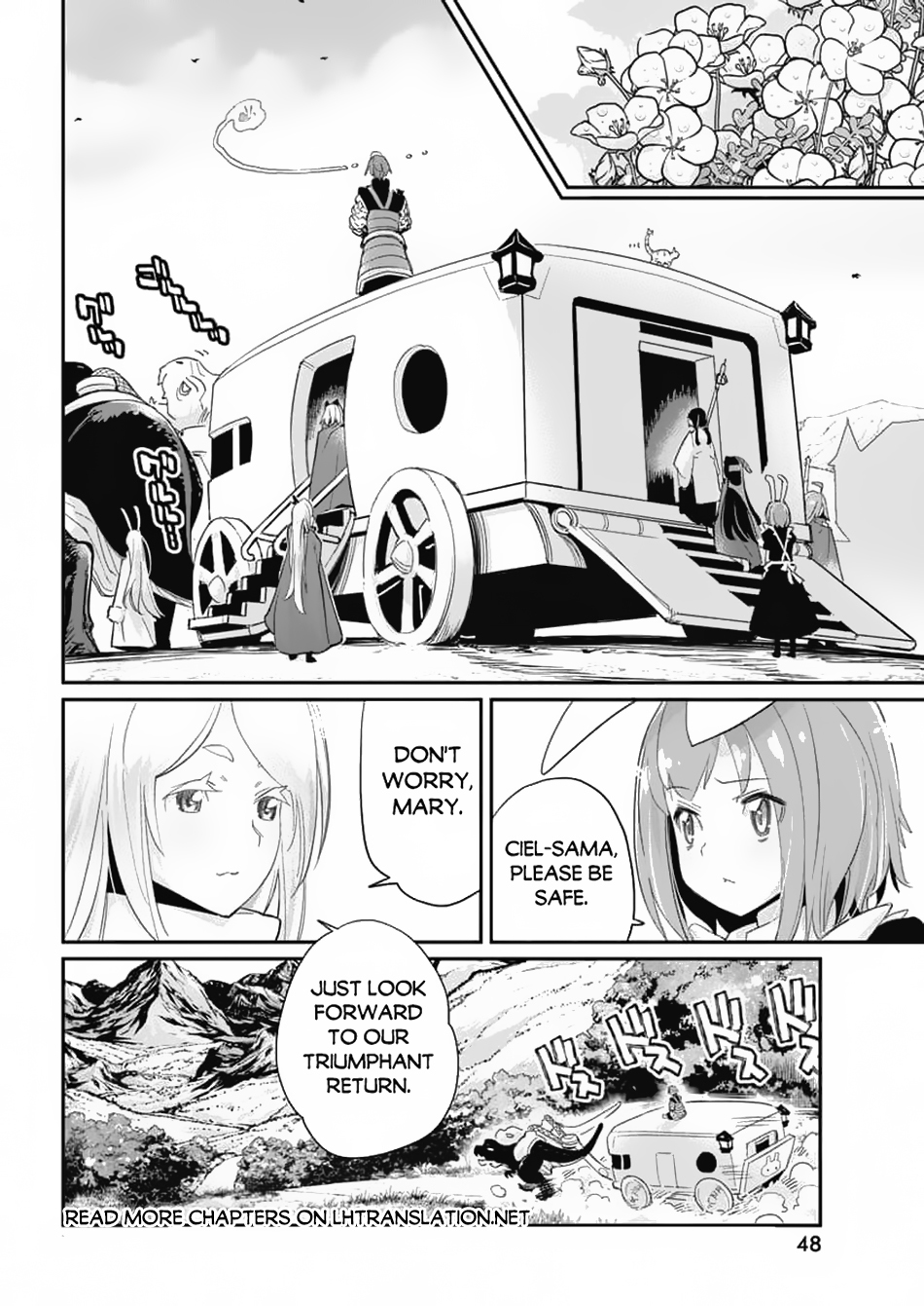 Halaman dari S-Rank Monster no "Behemoth" Dakedo, Neko to Machigawarete Elf Musume no Pet to Shite Kurashitemasu Chapter 64