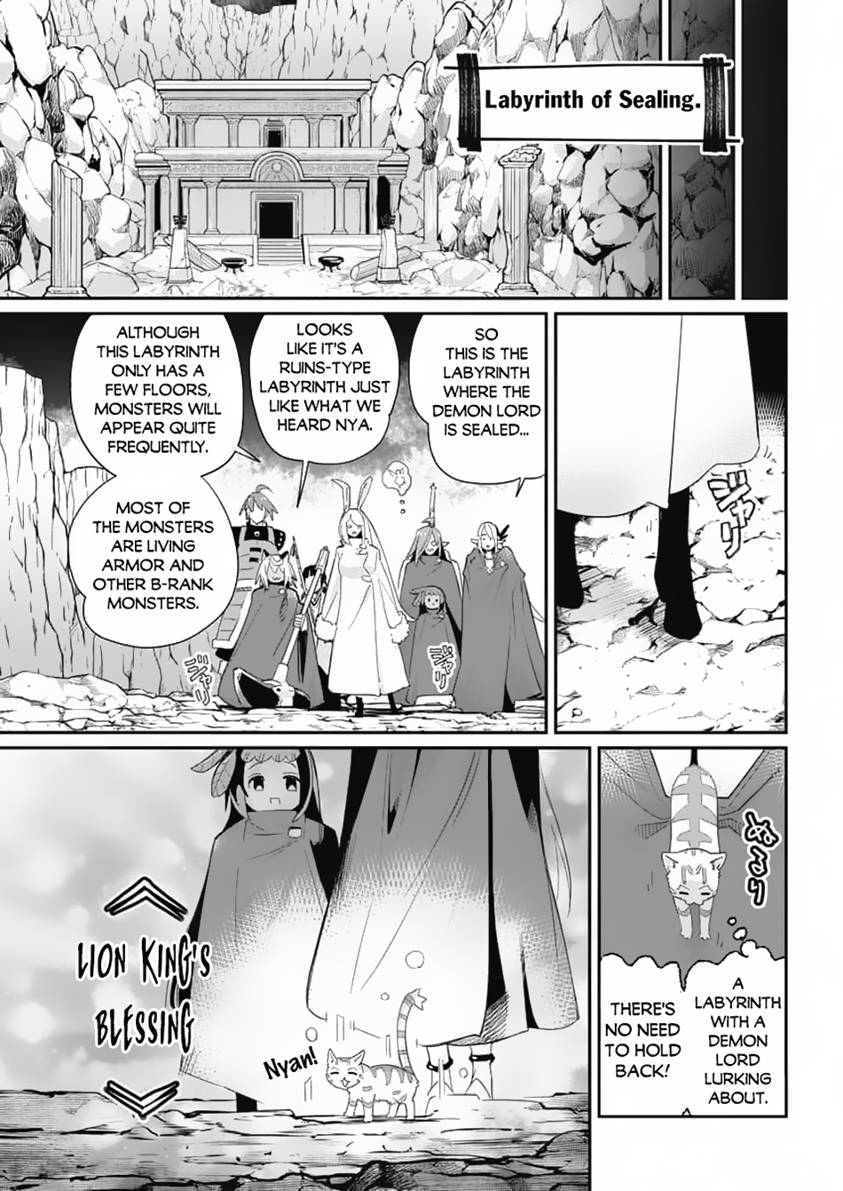 Halaman dari S-Rank Monster no "Behemoth" Dakedo, Neko to Machigawarete Elf Musume no Pet to Shite Kurashitemasu Chapter 64