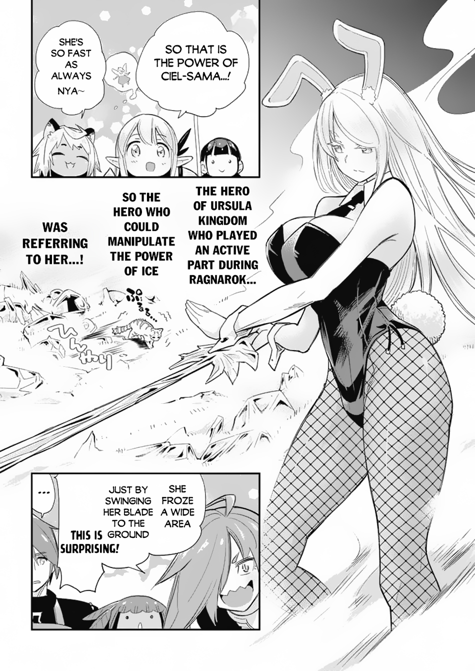 Halaman dari S-Rank Monster no "Behemoth" Dakedo, Neko to Machigawarete Elf Musume no Pet to Shite Kurashitemasu Chapter 64
