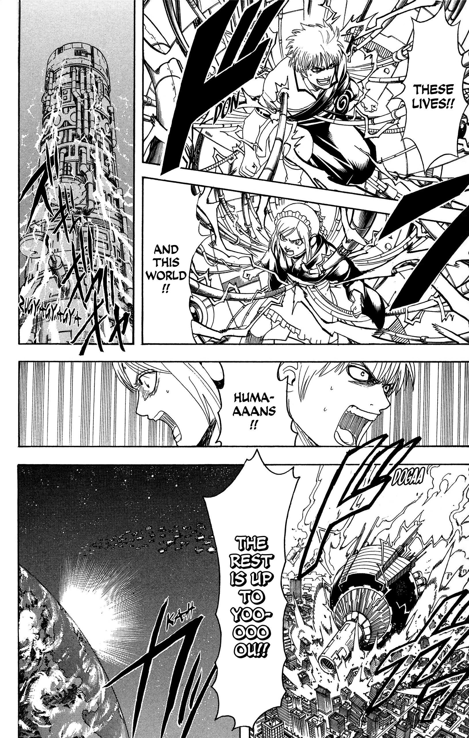 Halaman dari Gintama Chapter 610