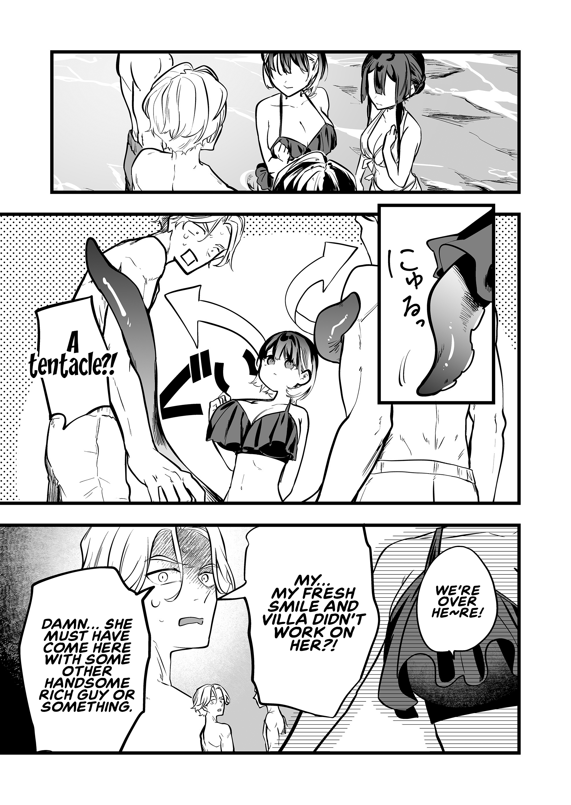 Halaman dari "Ano Toki Tasukete Itadaita Monster Musume desu." Isekai Ossan Kyoushi Totsuzen no Moteki ni Konwaku suru Chapter 44