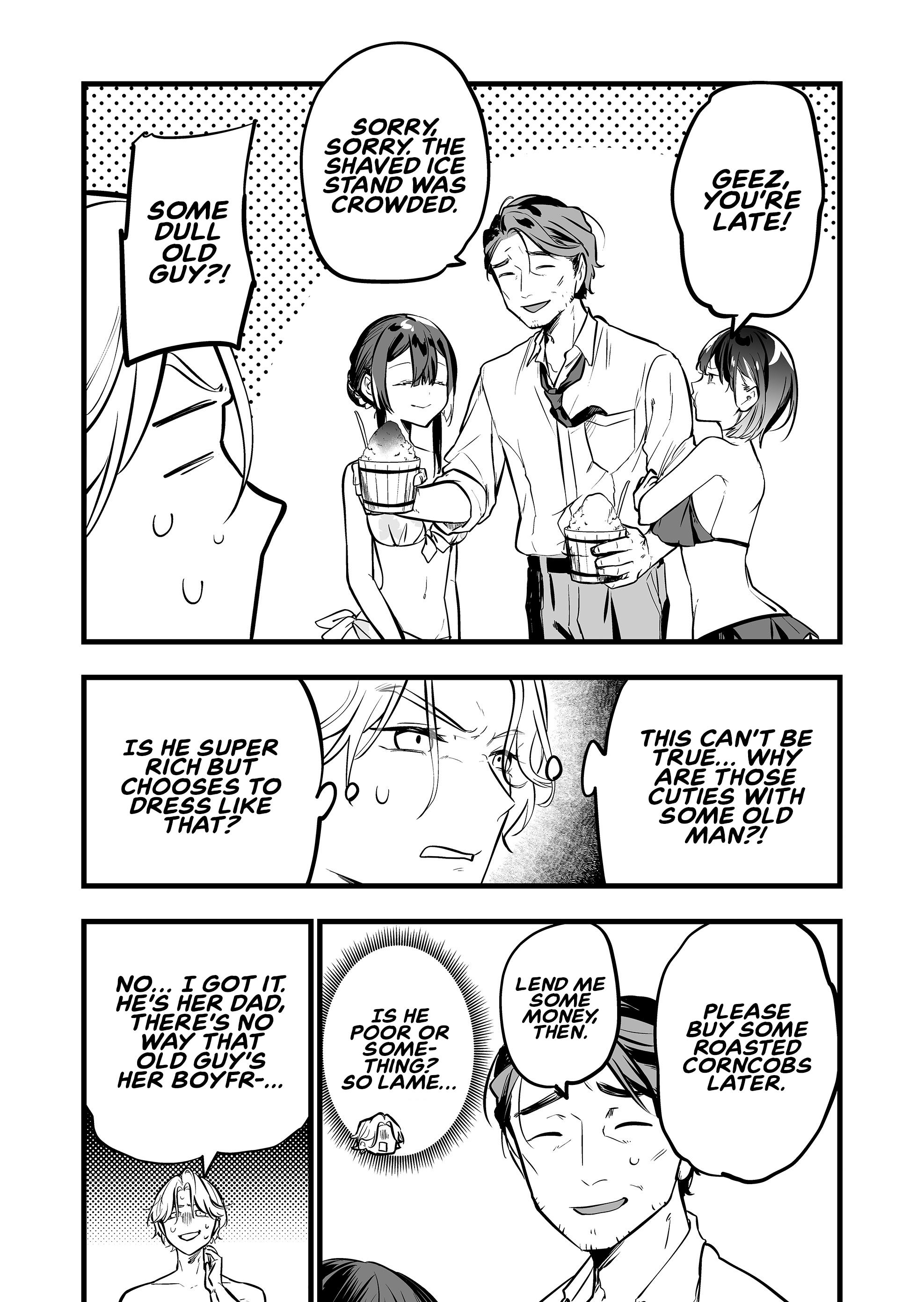 Halaman dari "Ano Toki Tasukete Itadaita Monster Musume desu." Isekai Ossan Kyoushi Totsuzen no Moteki ni Konwaku suru Chapter 44