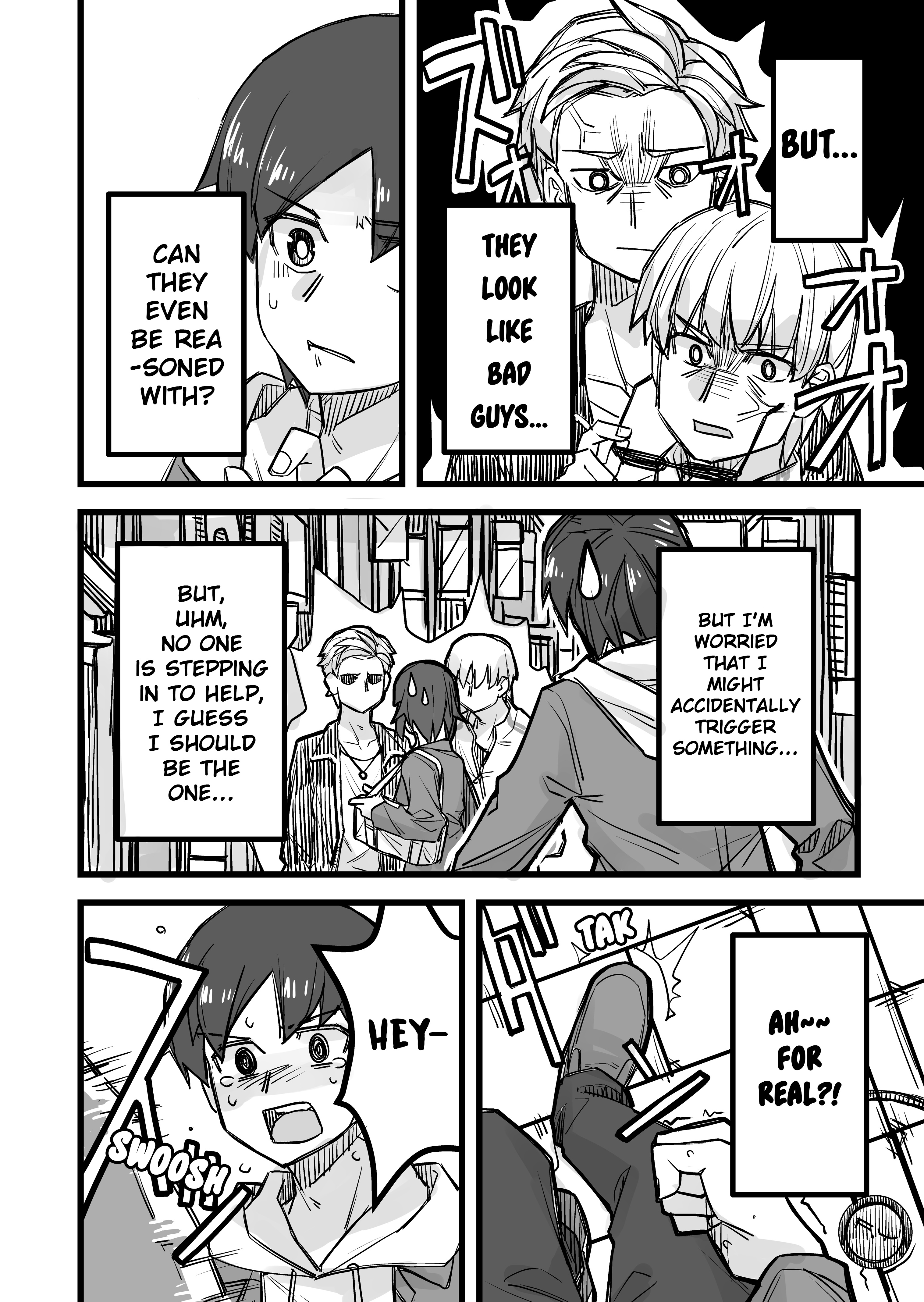 Halaman dari Ikemen Joshi to Josou Danshi Chapter 23