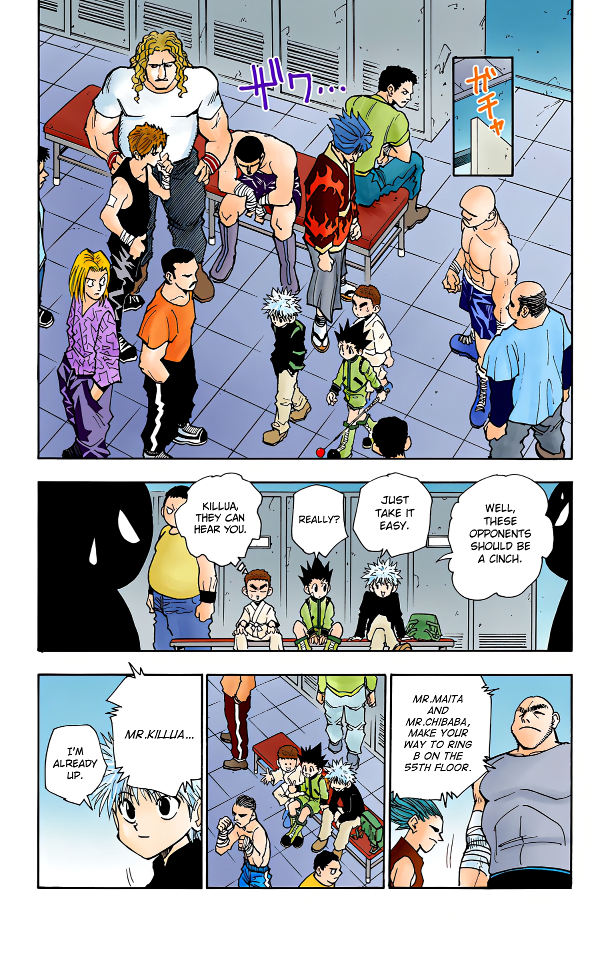 Halaman dari HUNTER x HUNTER (Official Colored) Chapter 45