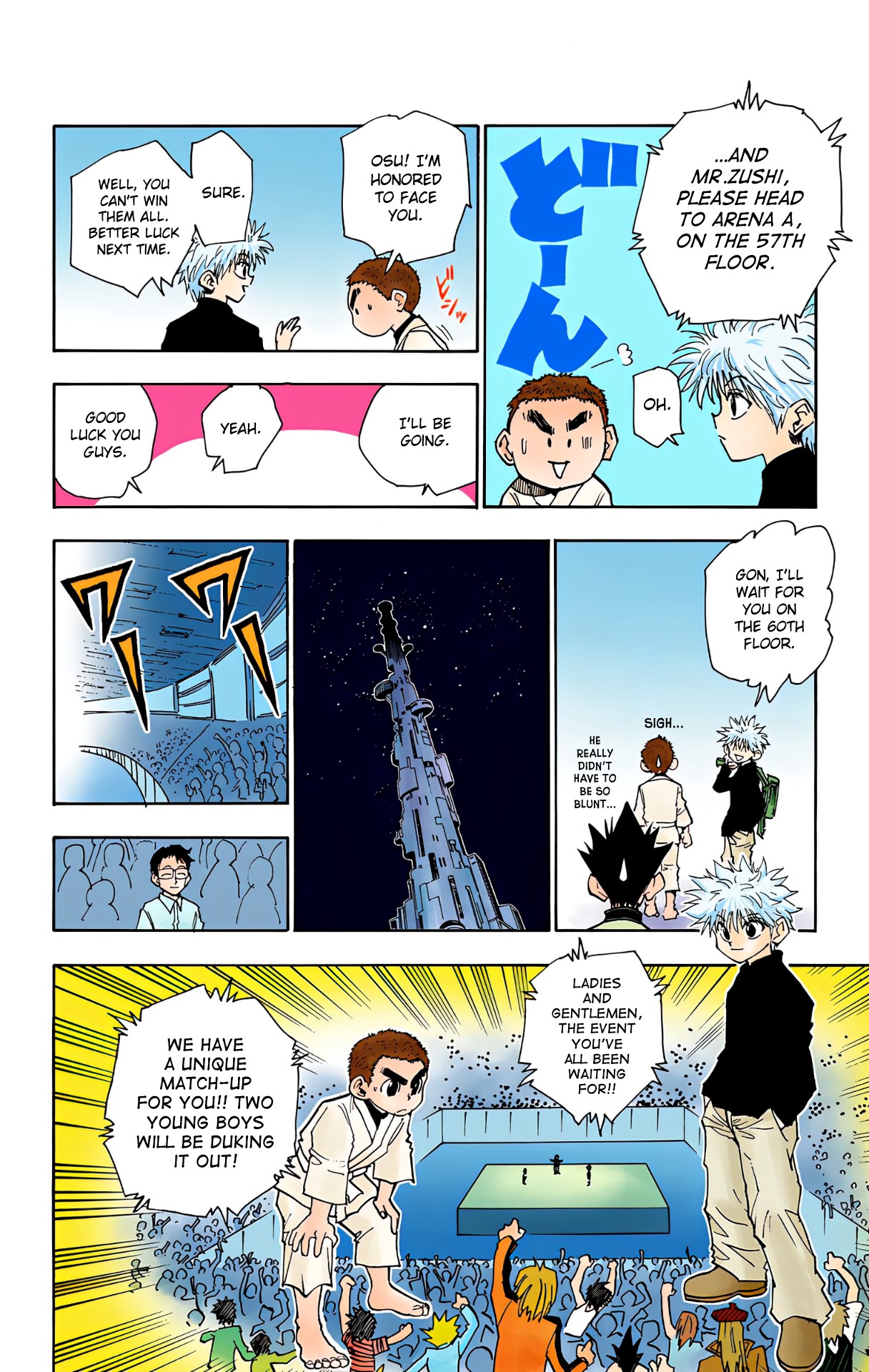 Halaman dari HUNTER x HUNTER (Official Colored) Chapter 45