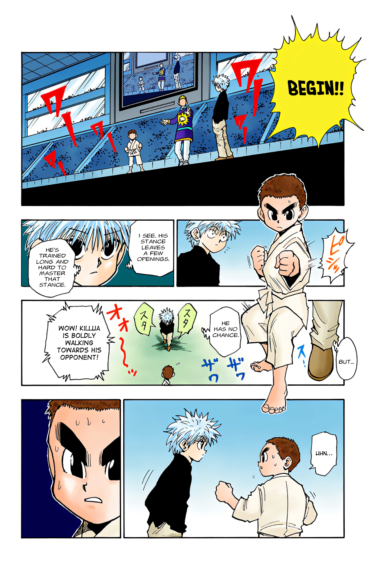 Halaman dari HUNTER x HUNTER (Official Colored) Chapter 45