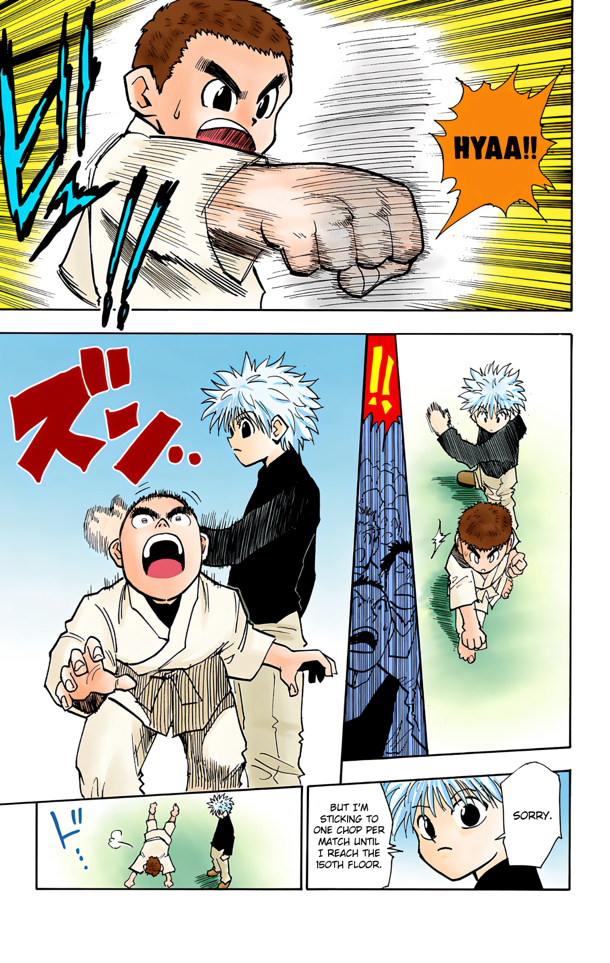 Halaman dari HUNTER x HUNTER (Official Colored) Chapter 45