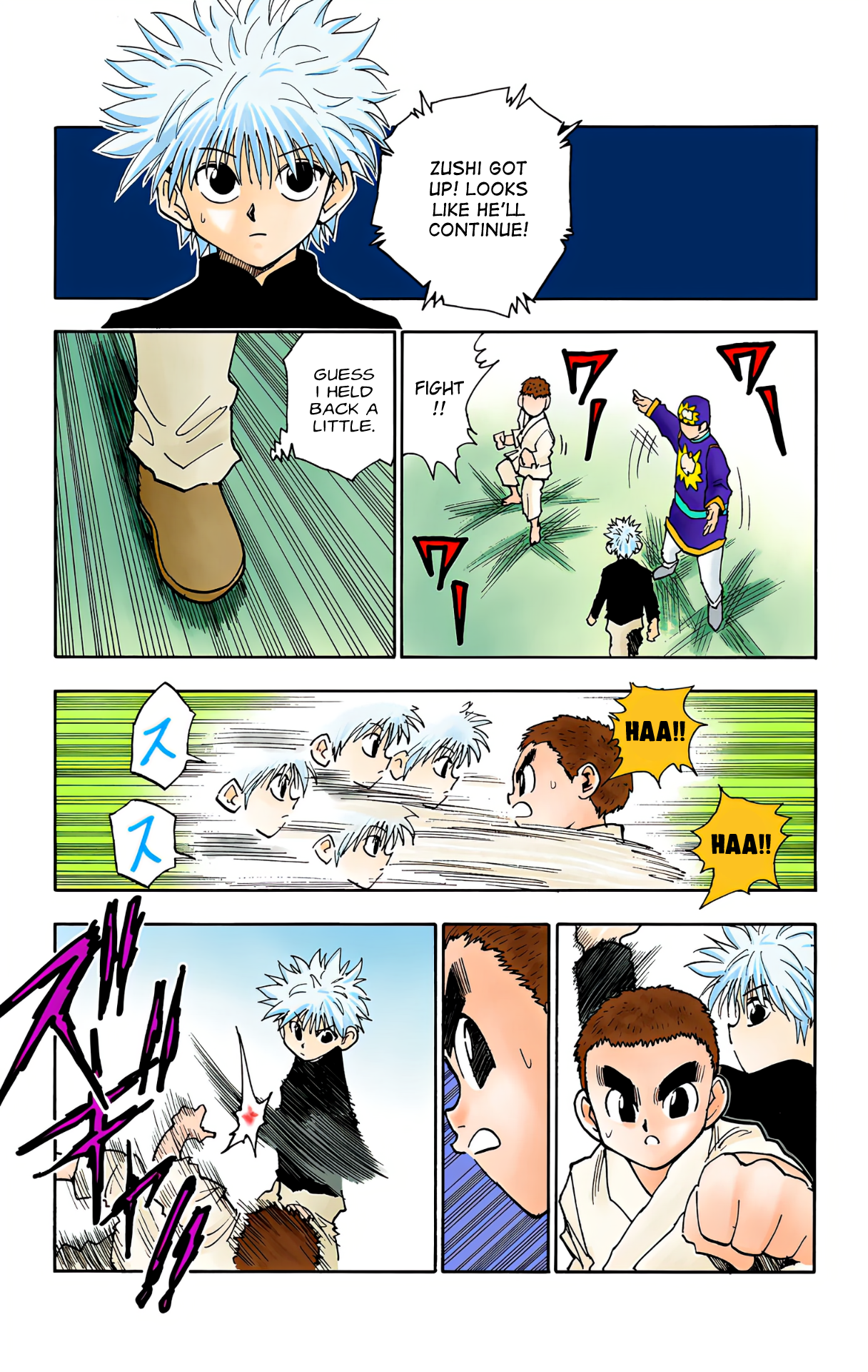 Halaman dari HUNTER x HUNTER (Official Colored) Chapter 45