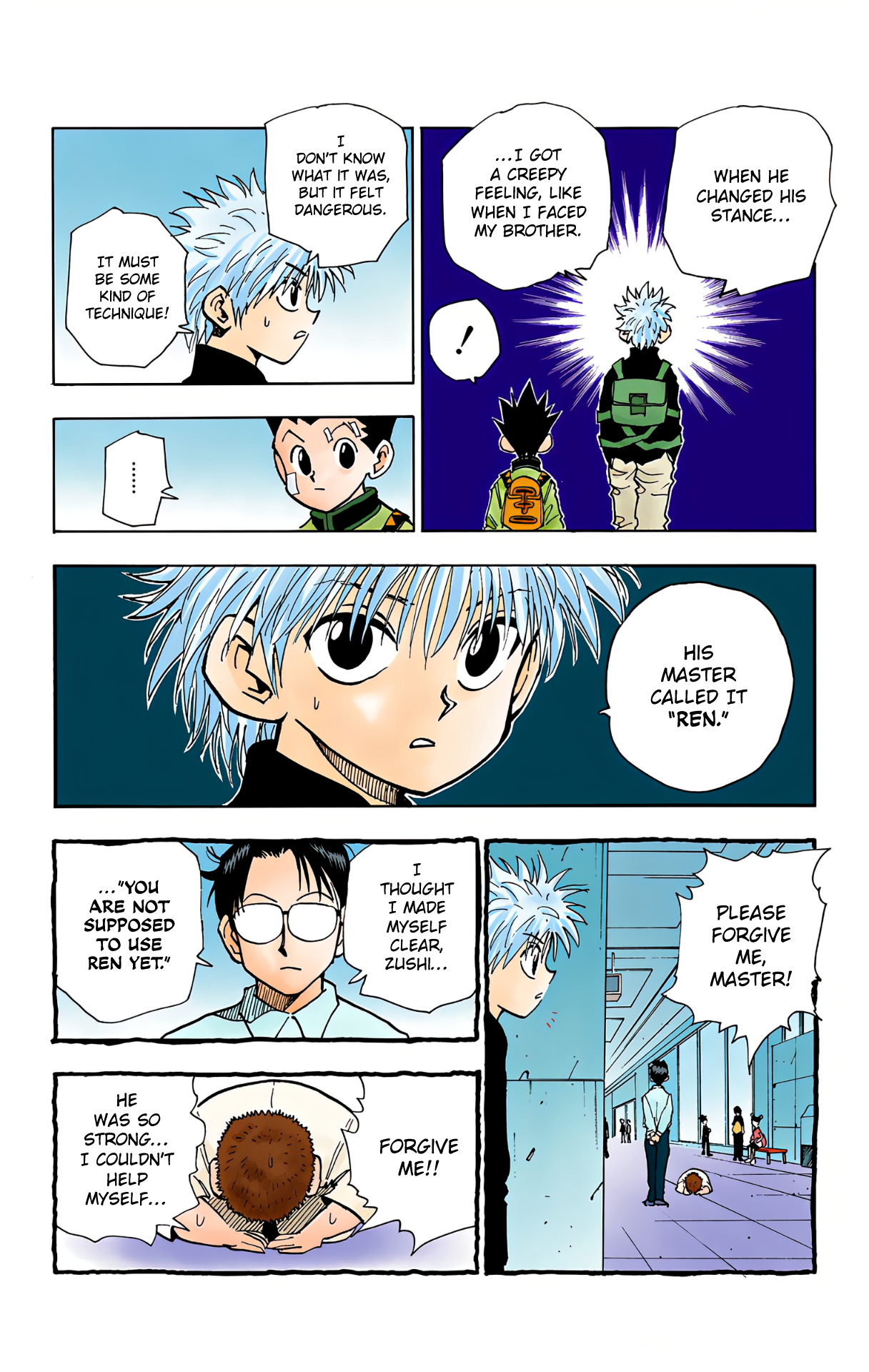 Halaman dari HUNTER x HUNTER (Official Colored) Chapter 45