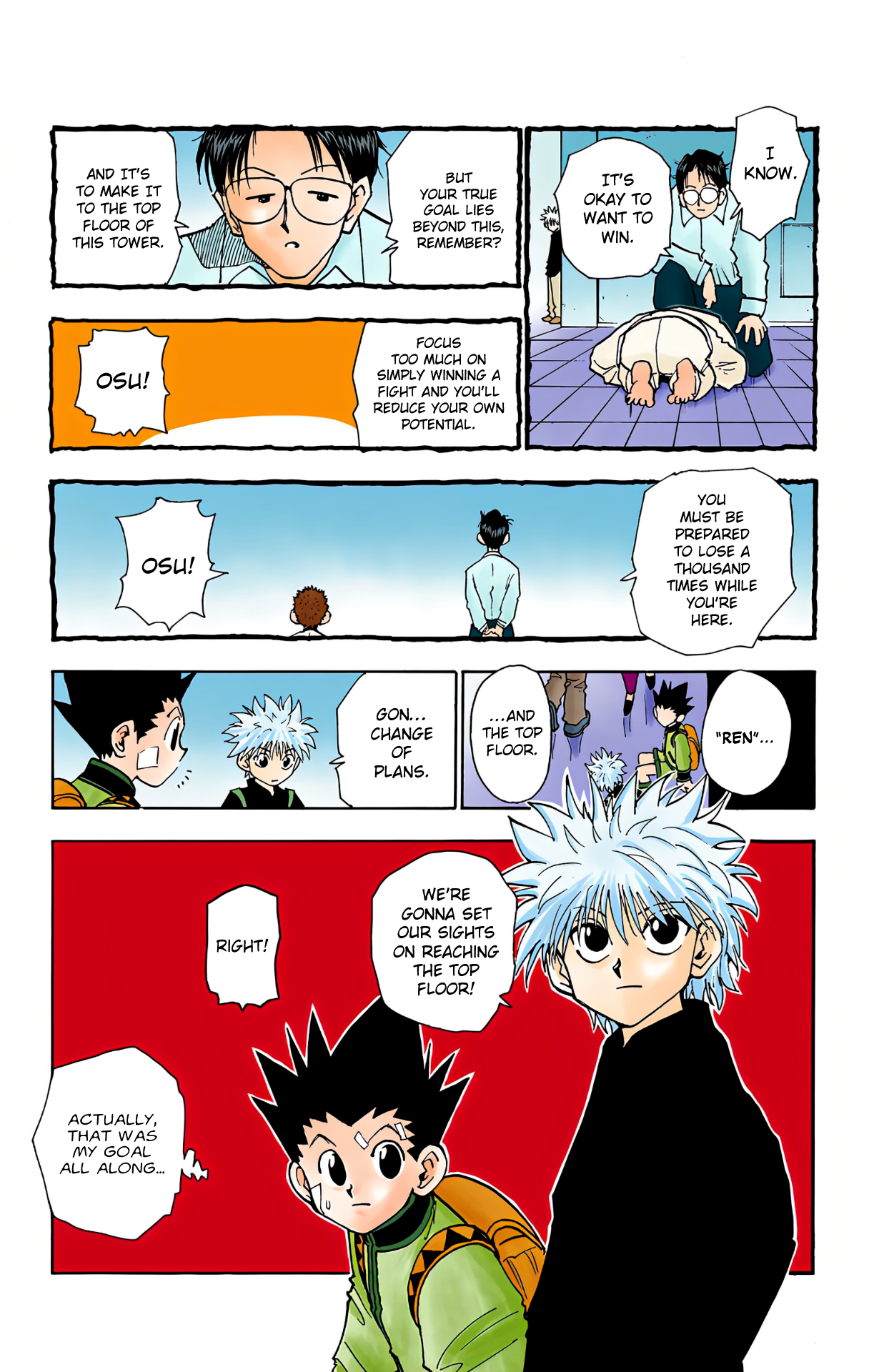Halaman dari HUNTER x HUNTER (Official Colored) Chapter 45