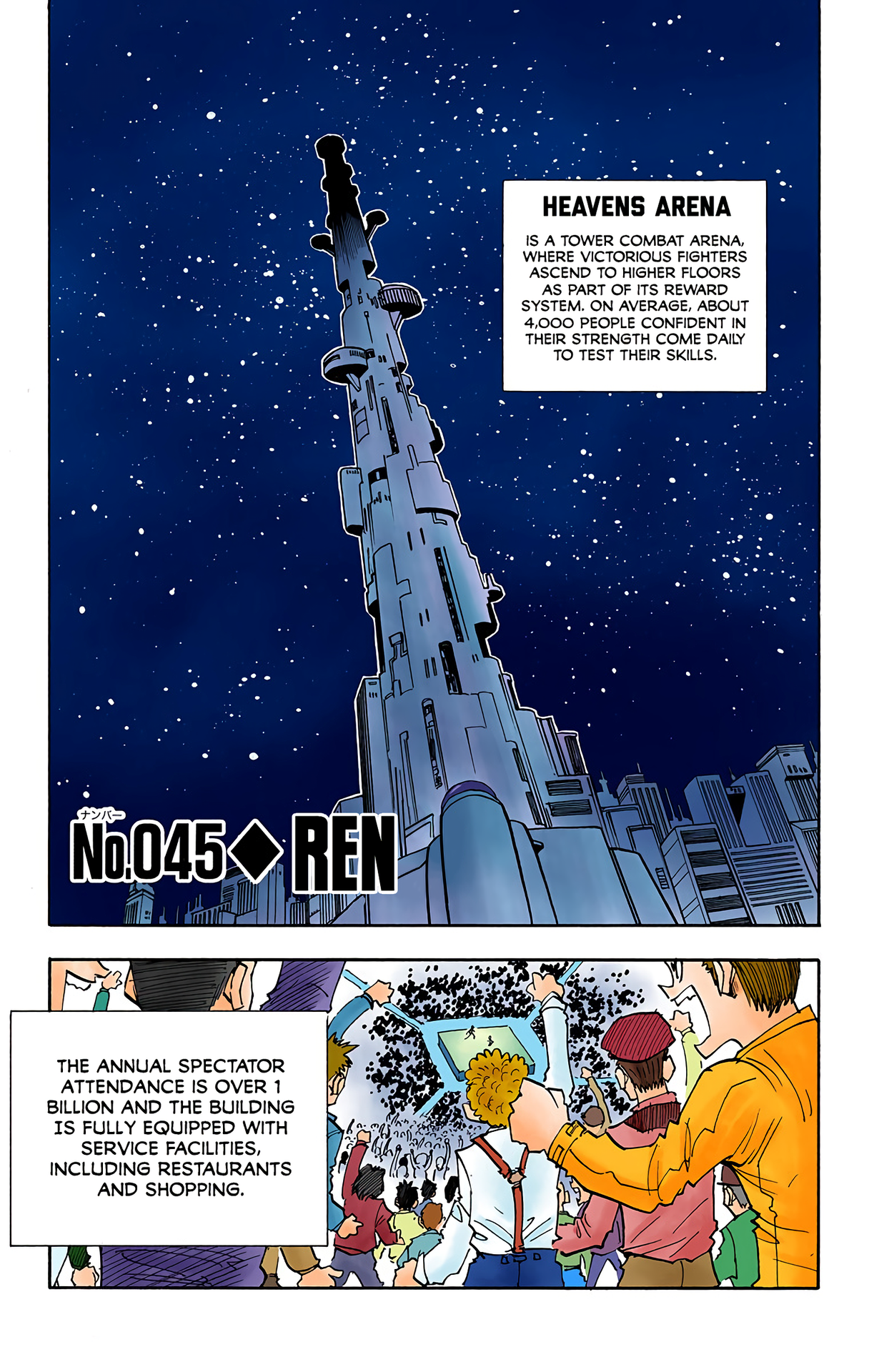 Halaman dari HUNTER x HUNTER (Official Colored) Chapter 45