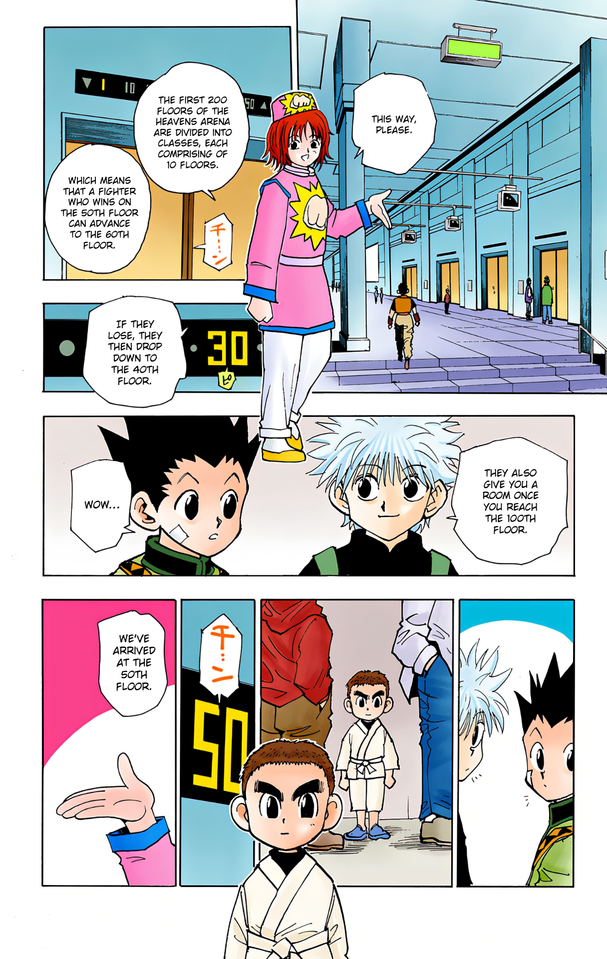 Halaman dari HUNTER x HUNTER (Official Colored) Chapter 45