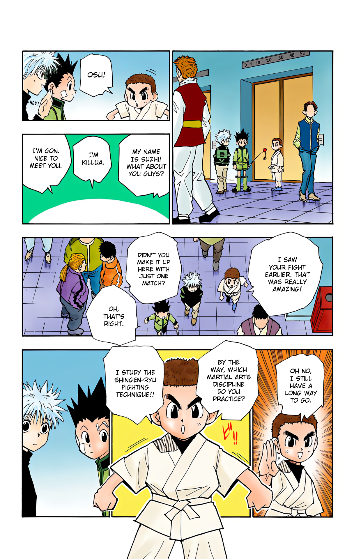 Halaman dari HUNTER x HUNTER (Official Colored) Chapter 45