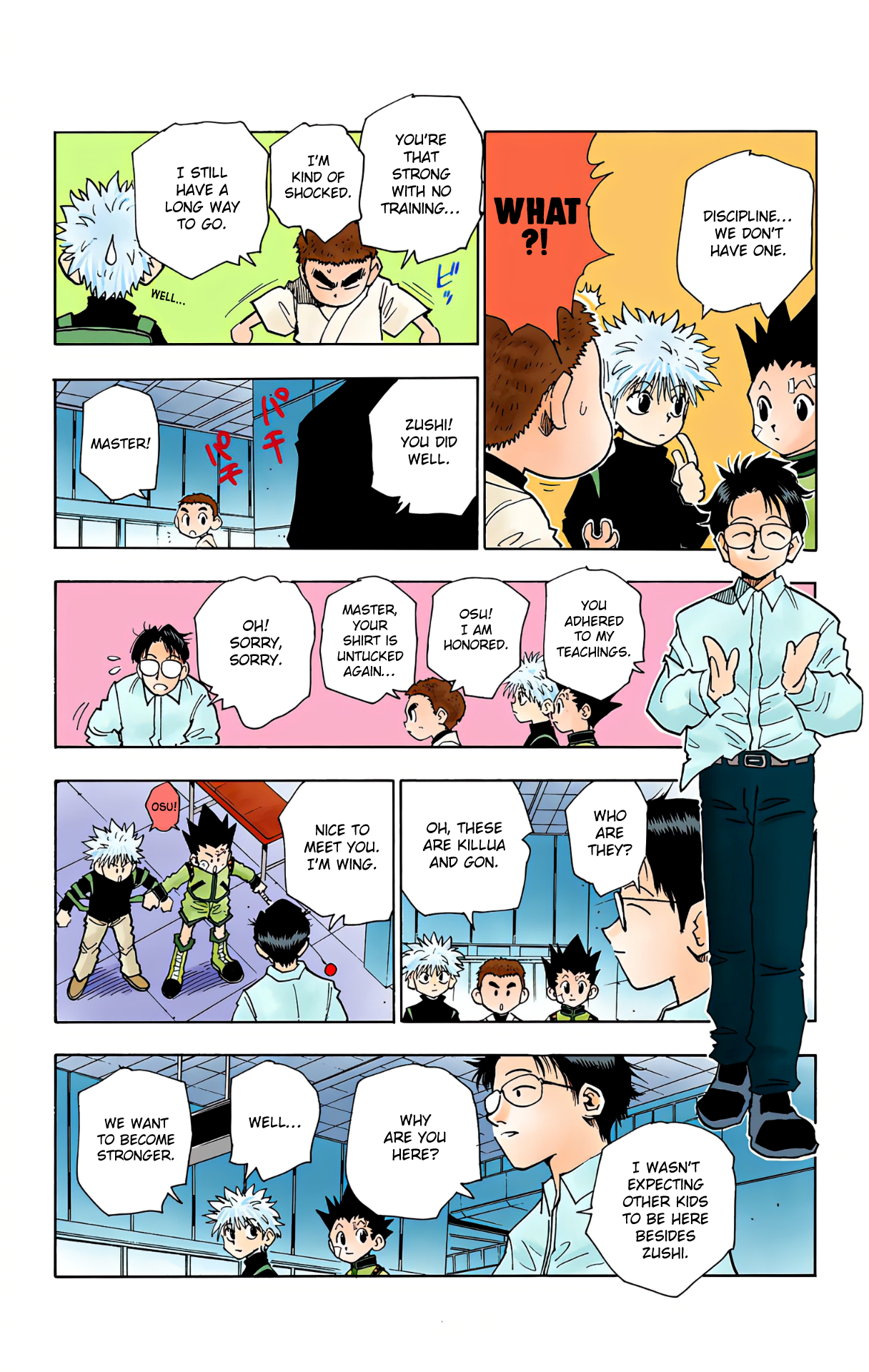 Halaman dari HUNTER x HUNTER (Official Colored) Chapter 45