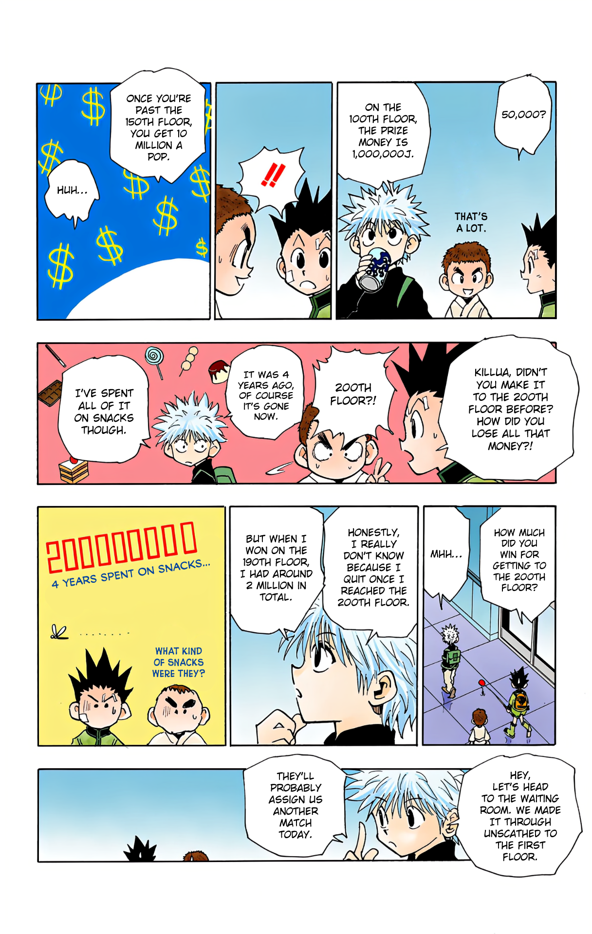Halaman dari HUNTER x HUNTER (Official Colored) Chapter 45