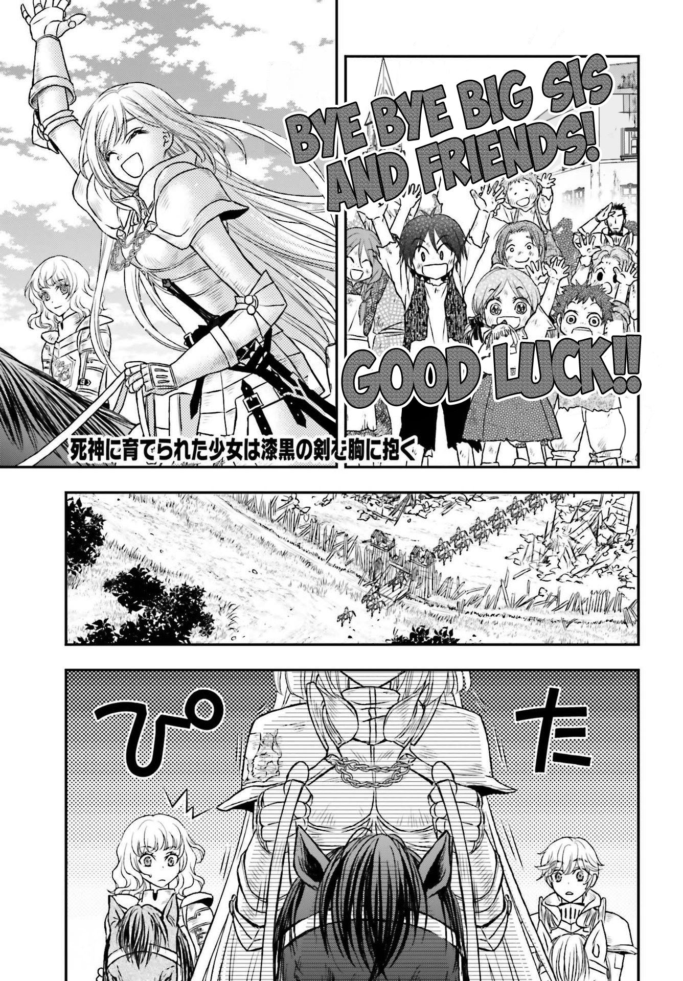 Shinigami ni Sodaterareta Shoujo wa Shikkoku no Tsurugi o Mune ni Idaku Chapter 22 Page 2