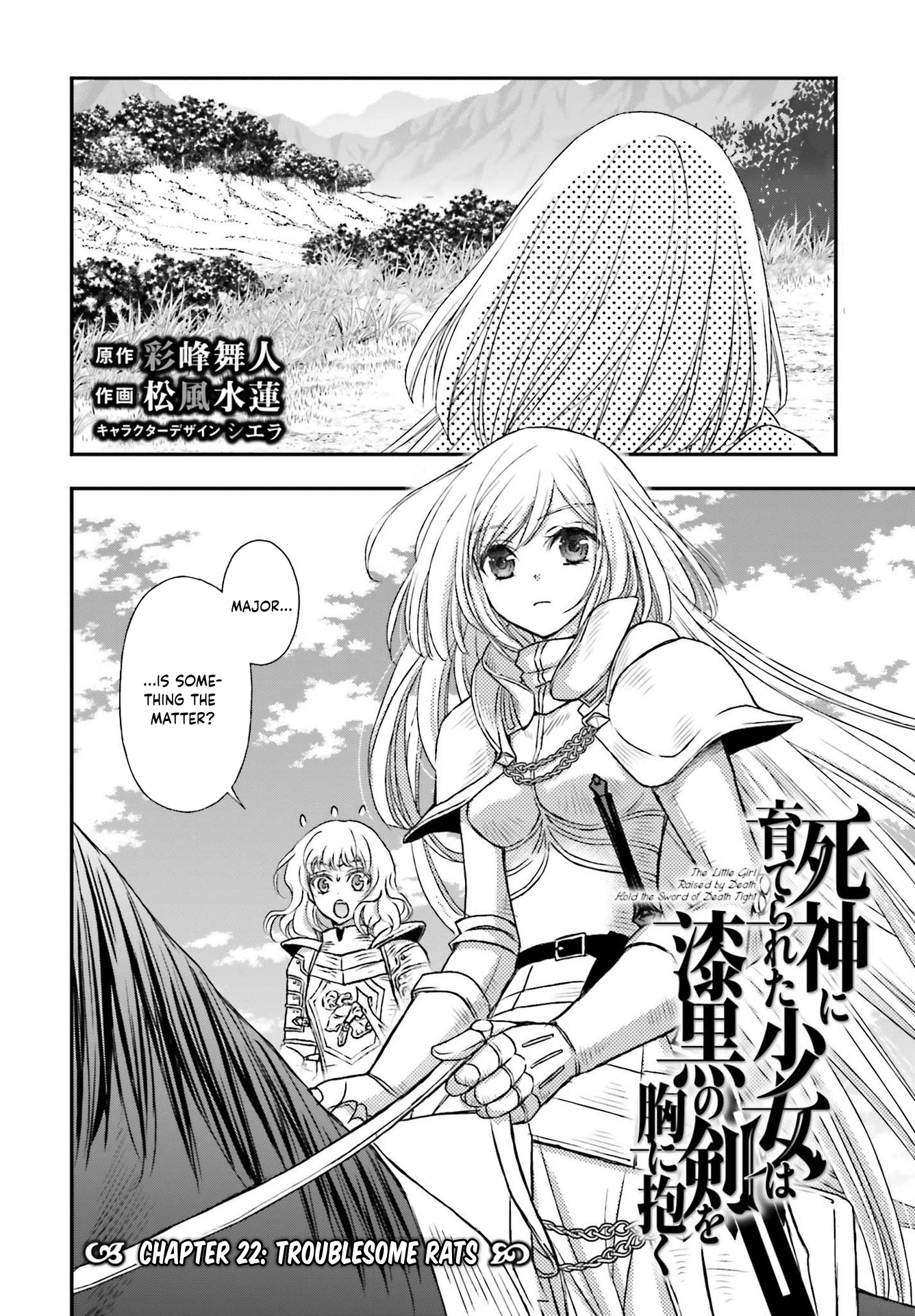 Shinigami ni Sodaterareta Shoujo wa Shikkoku no Tsurugi o Mune ni Idaku Chapter 22 Page 3