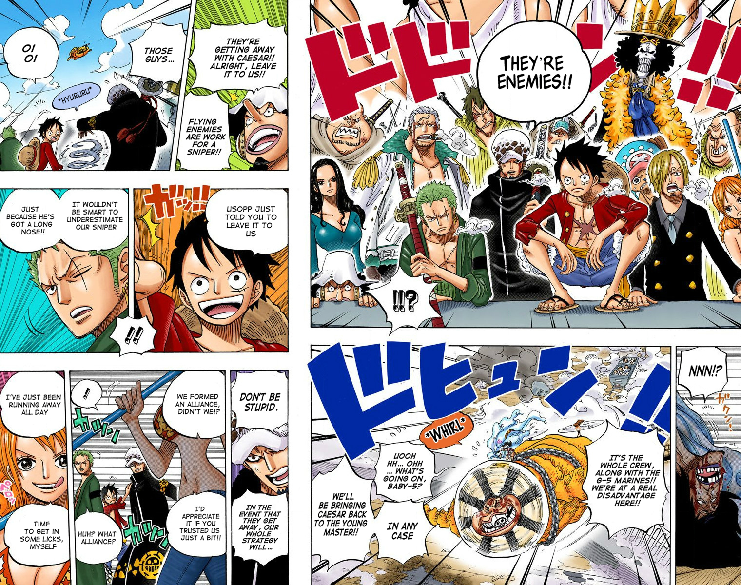 Halaman dari One Piece (Official Colored) Chapter 695
