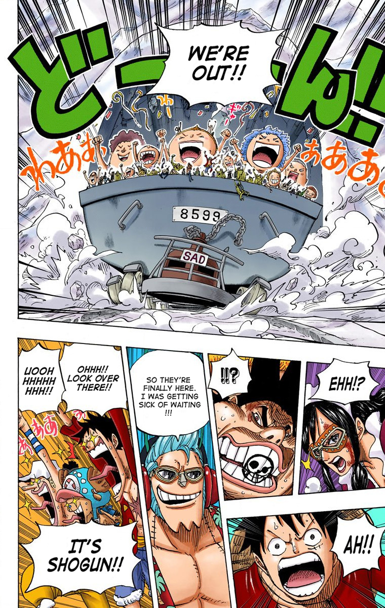 Halaman dari One Piece (Official Colored) Chapter 695