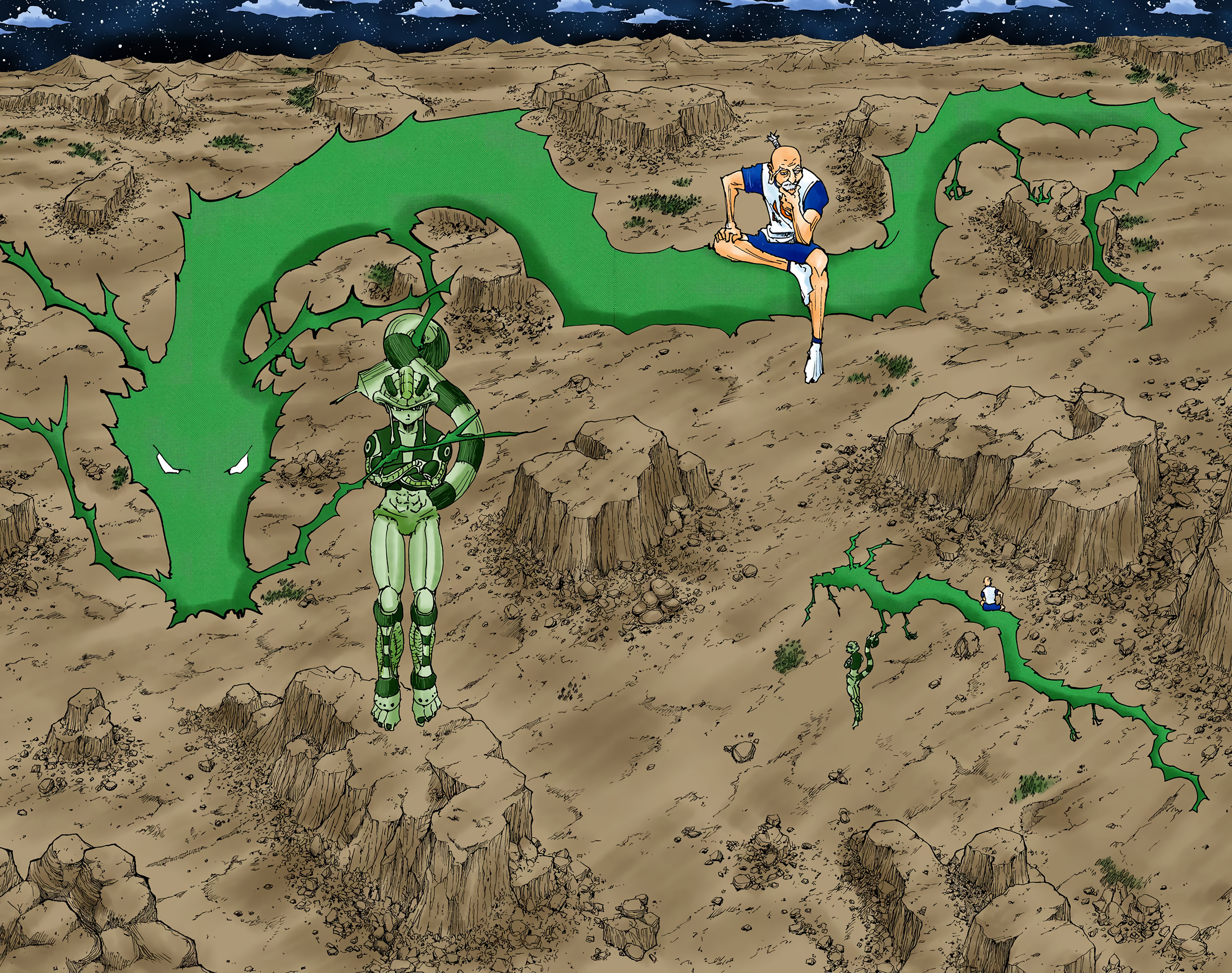 Halaman dari HUNTER x HUNTER (Official Colored) Chapter 287