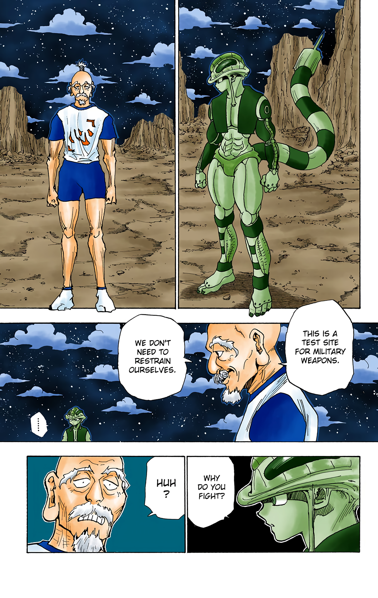 Halaman dari HUNTER x HUNTER (Official Colored) Chapter 287