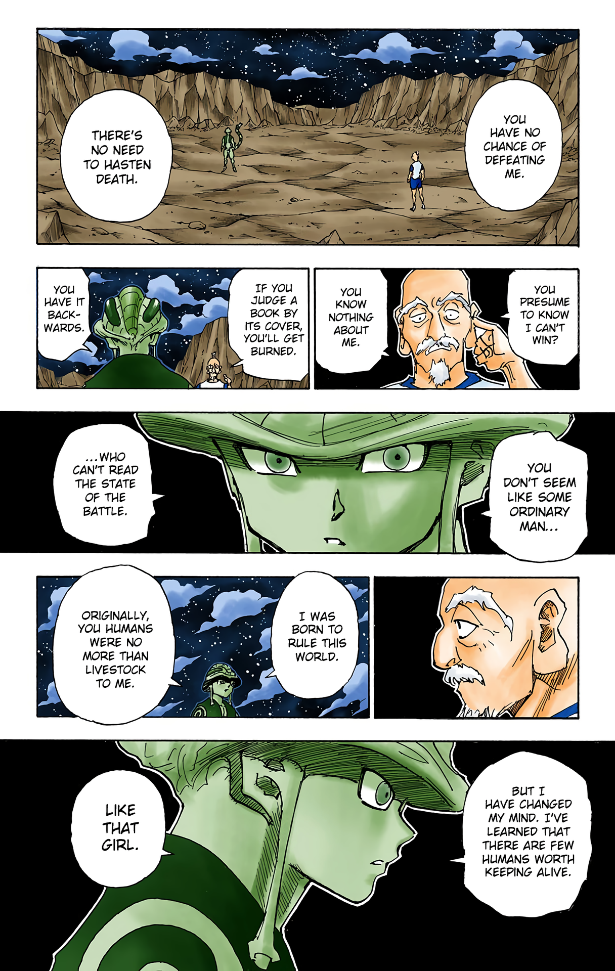 Halaman dari HUNTER x HUNTER (Official Colored) Chapter 287