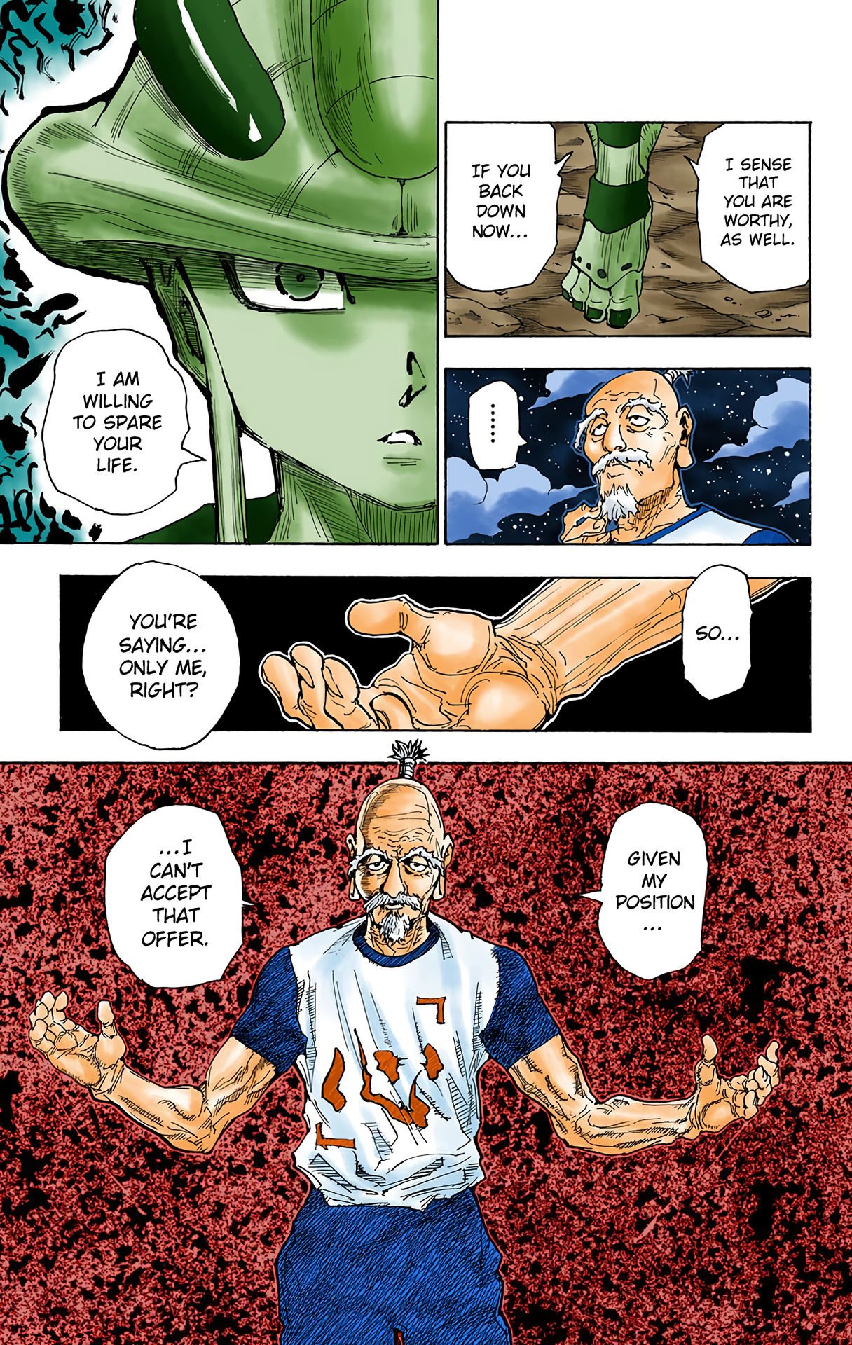 Halaman dari HUNTER x HUNTER (Official Colored) Chapter 287