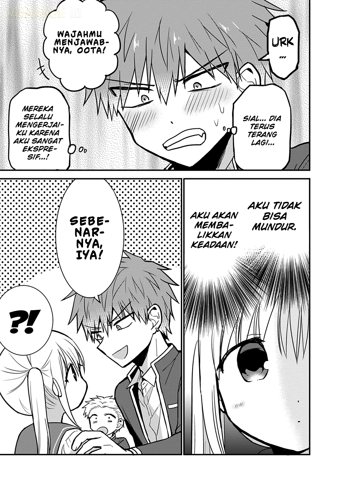 Kao ni Denai Kashiwada-san to Kao ni Deru Oota-kun Chapter 60 - halaman 8