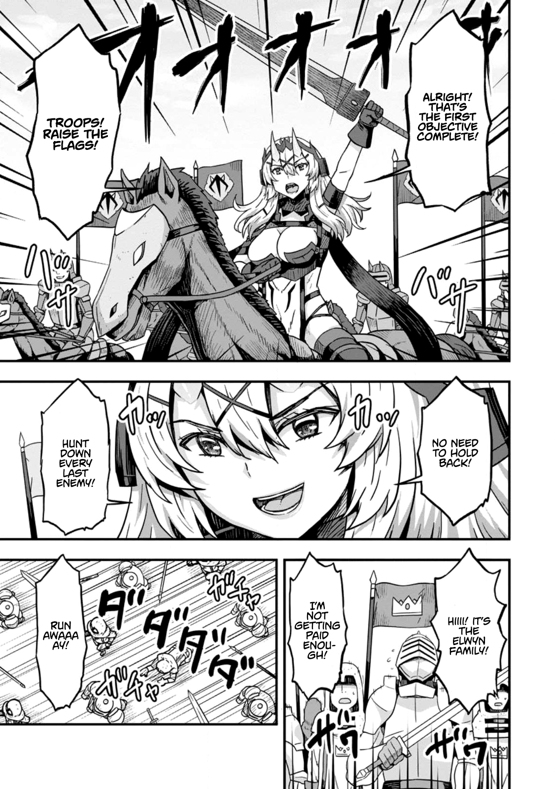 Halaman dari Isekai Saikyou no Yome desu ga, Yoru no Tatakai wa Ore no Hou ga Tsuyoi You desu: Chiryaku o Ikashite Nariagaru Harem Senki Chapter 6