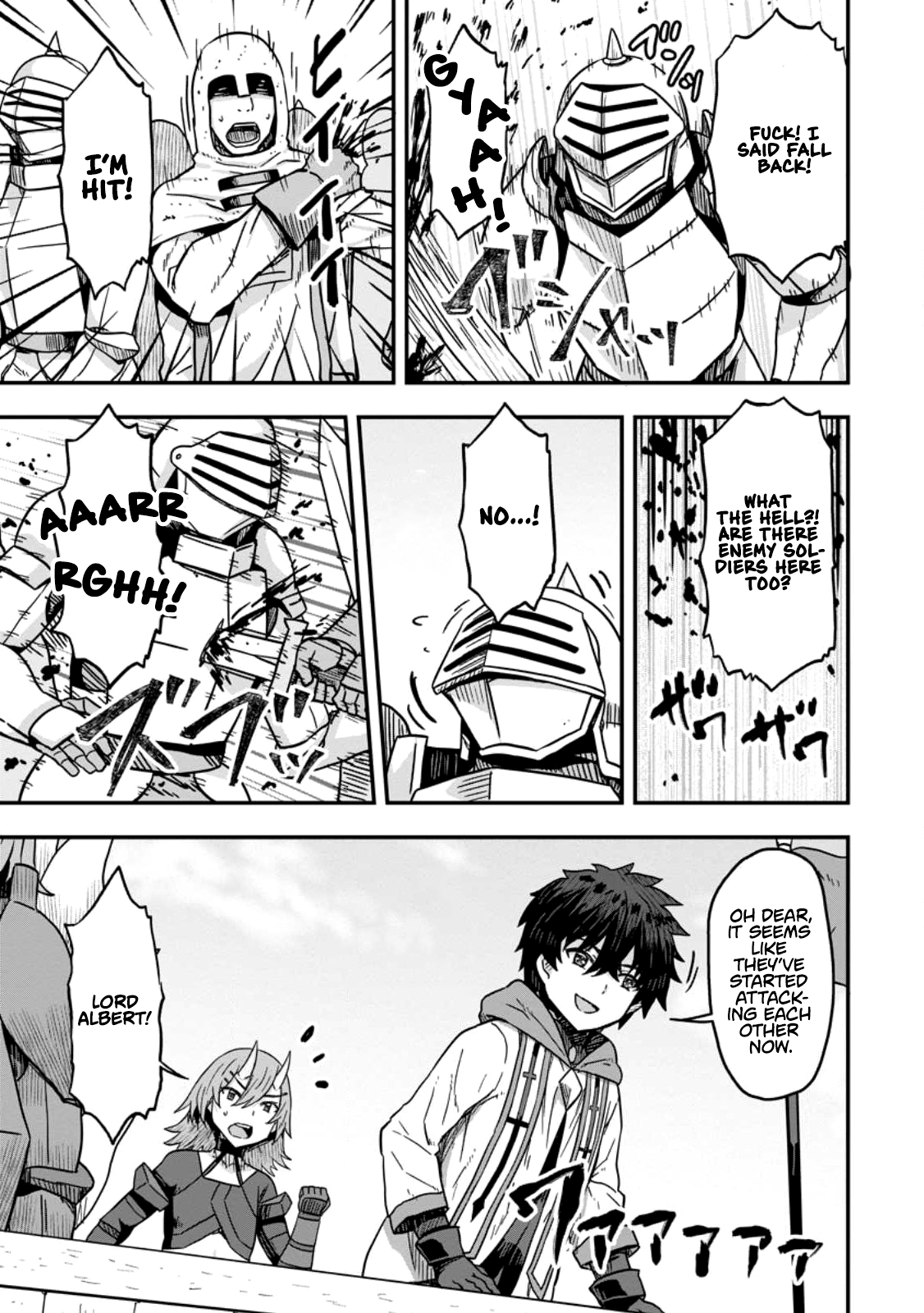 Halaman dari Isekai Saikyou no Yome desu ga, Yoru no Tatakai wa Ore no Hou ga Tsuyoi You desu: Chiryaku o Ikashite Nariagaru Harem Senki Chapter 6